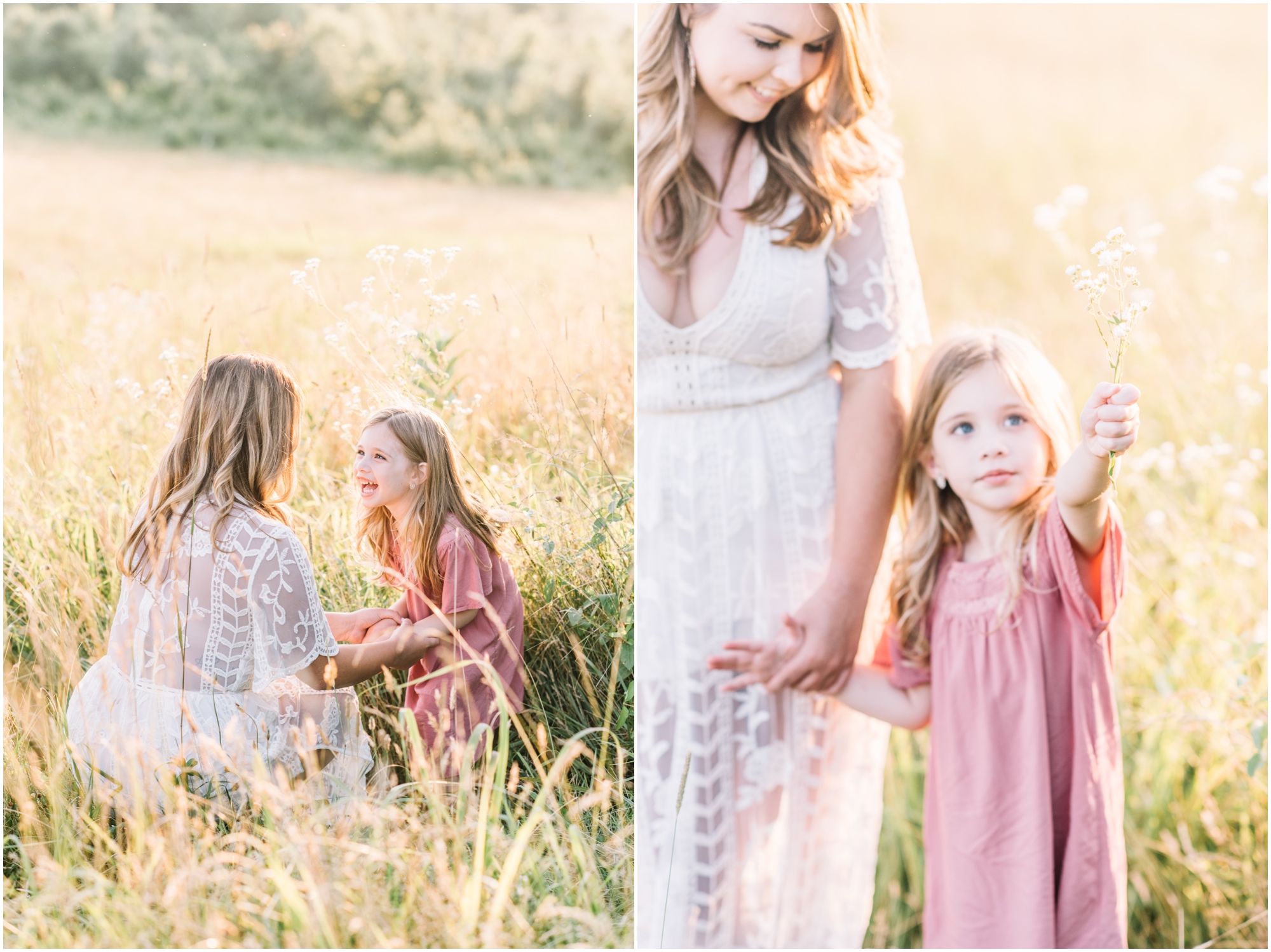 A summer Family Photo Shoot in a Wild Farm Field at the Howard County Conservancy by Maryland Photographer Megan Bennett Photography