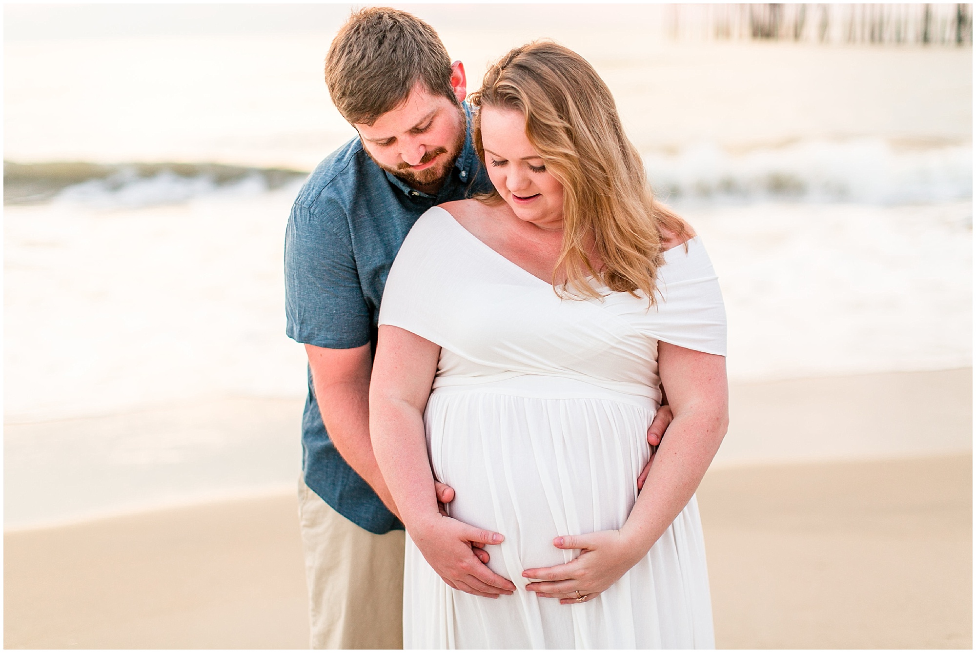 Maternity Portraits on the Beach and a Baby Update!
