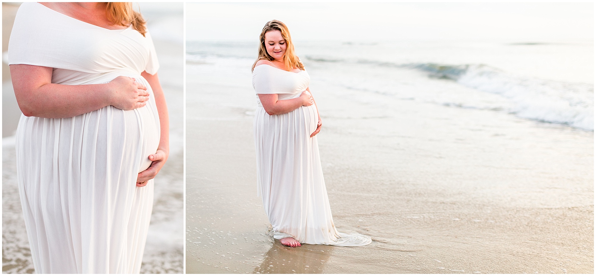 Maternity Portraits on the Beach and a Baby Update!