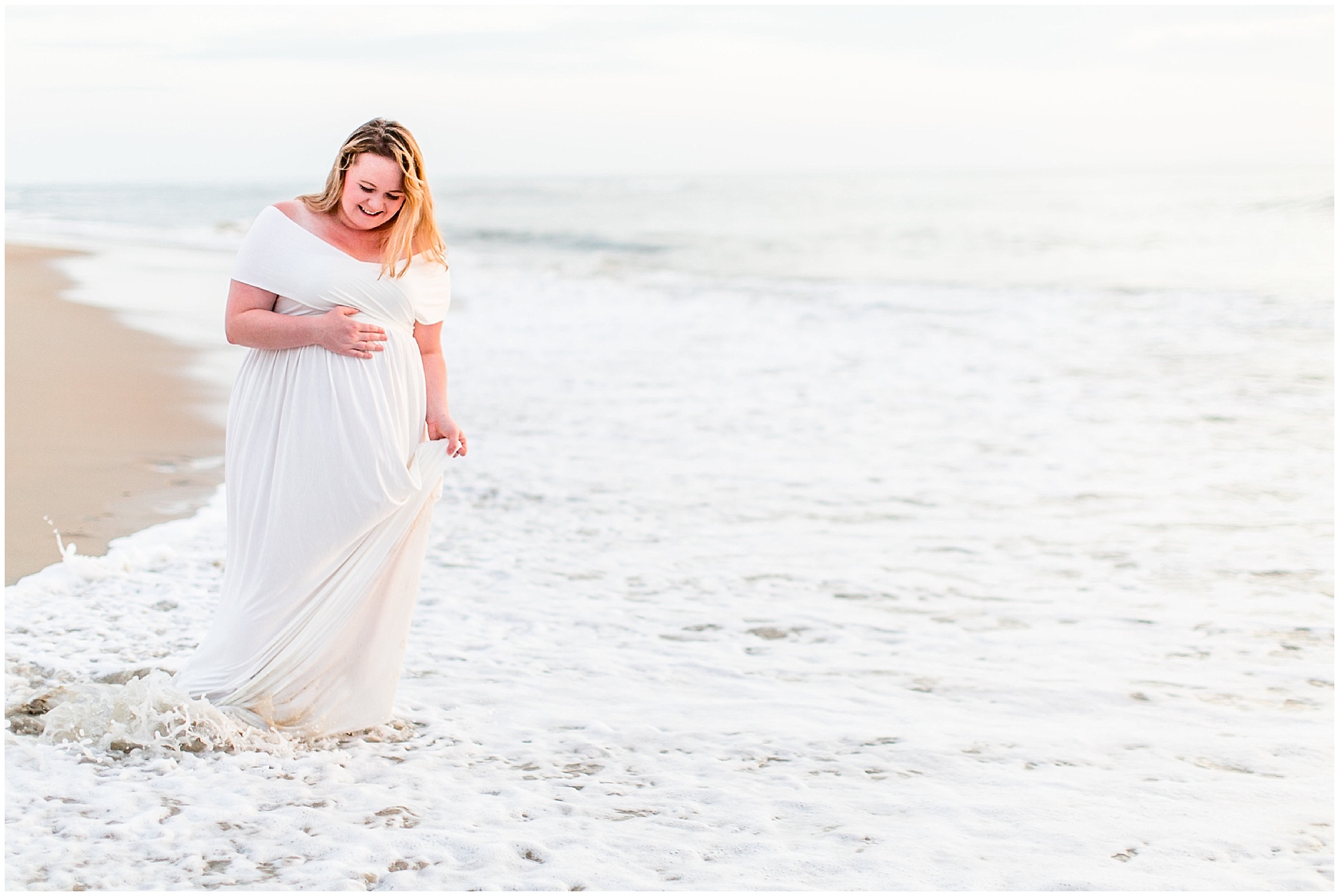 Maternity Portraits on the Beach and a Baby Update!