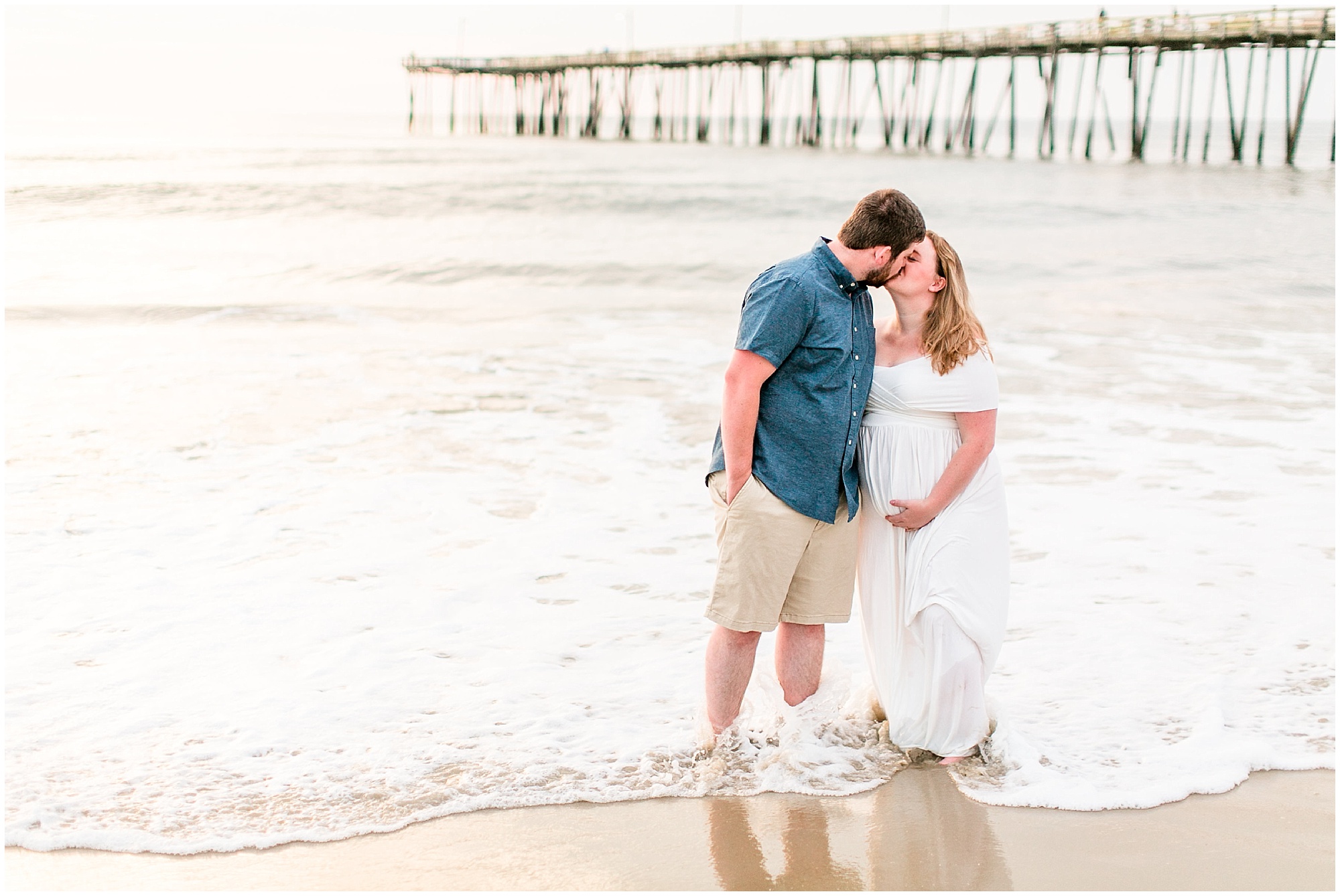 Maternity Portraits on the Beach and a Baby Update!
