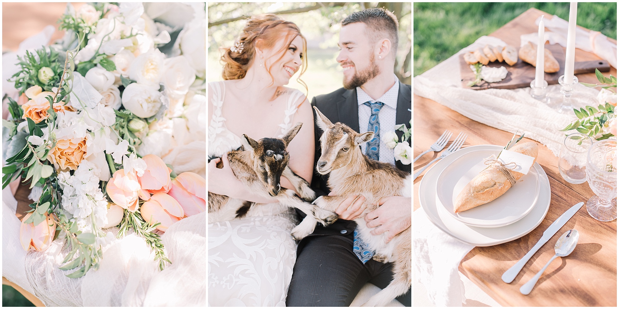 An Organic Inspired Spring Wedding Editorial by SD Events and Maryland Wedding Photographer Megan Bennett Photography at Historic London Town in Annapolis Maryland
