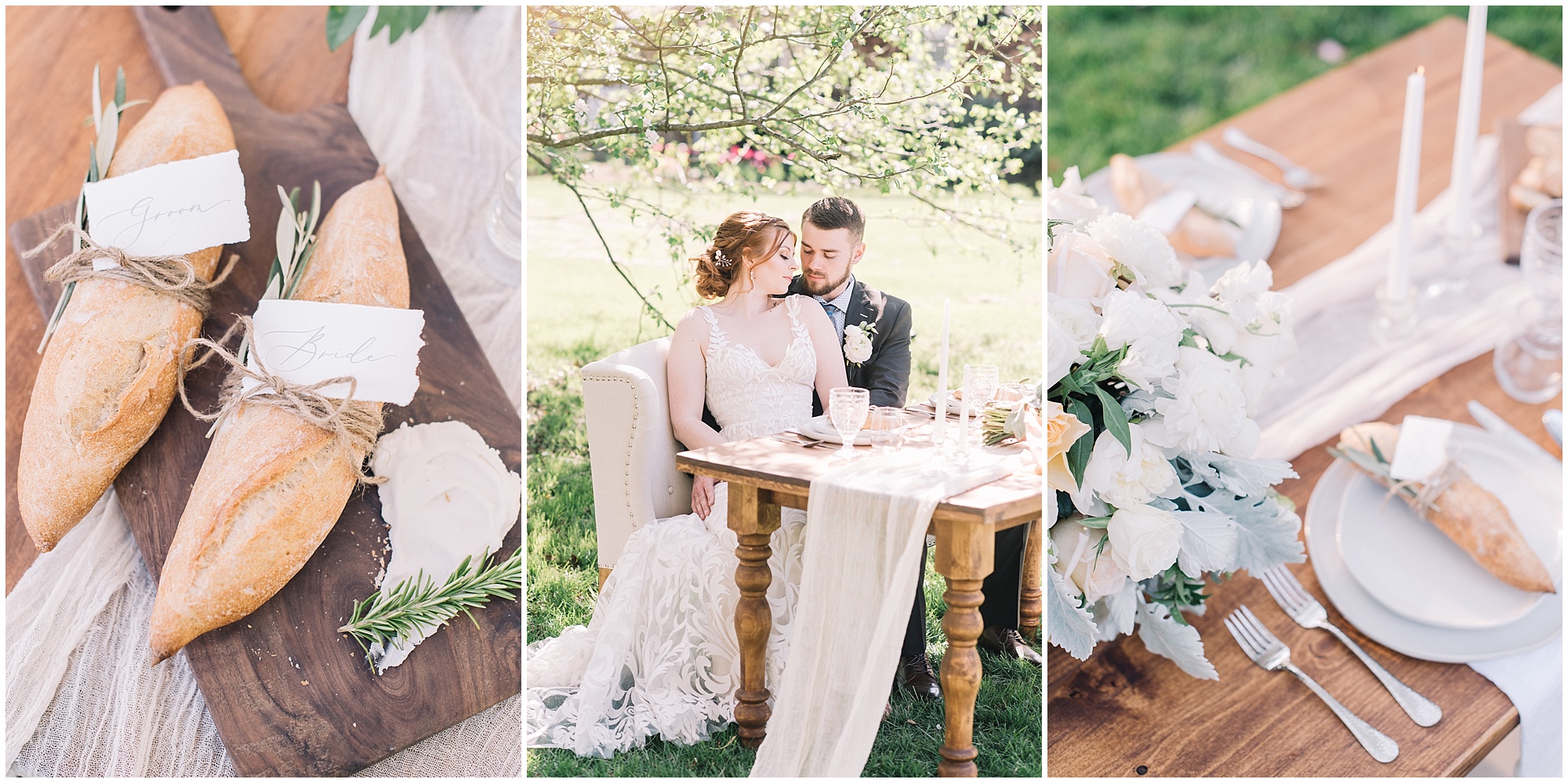 An Organic Inspired Spring Wedding Editorial by SD Events and Maryland Wedding Photographer Megan Bennett Photography at Historic London Town in Annapolis Maryland