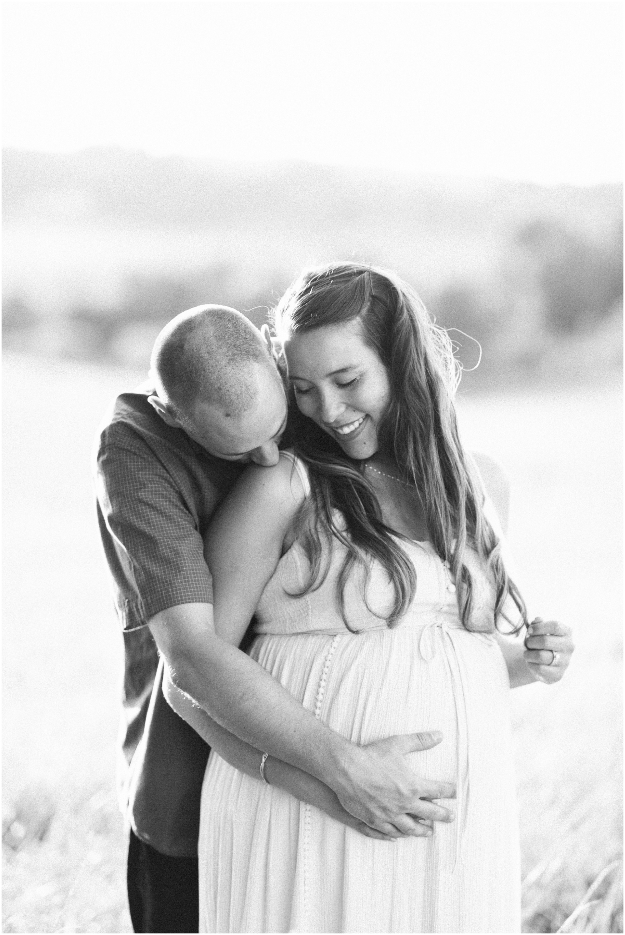 Summer Maternity Portraits at the Howard County Conservancy featuring New Parents by Maryland Photographer Megan Bennett Photography