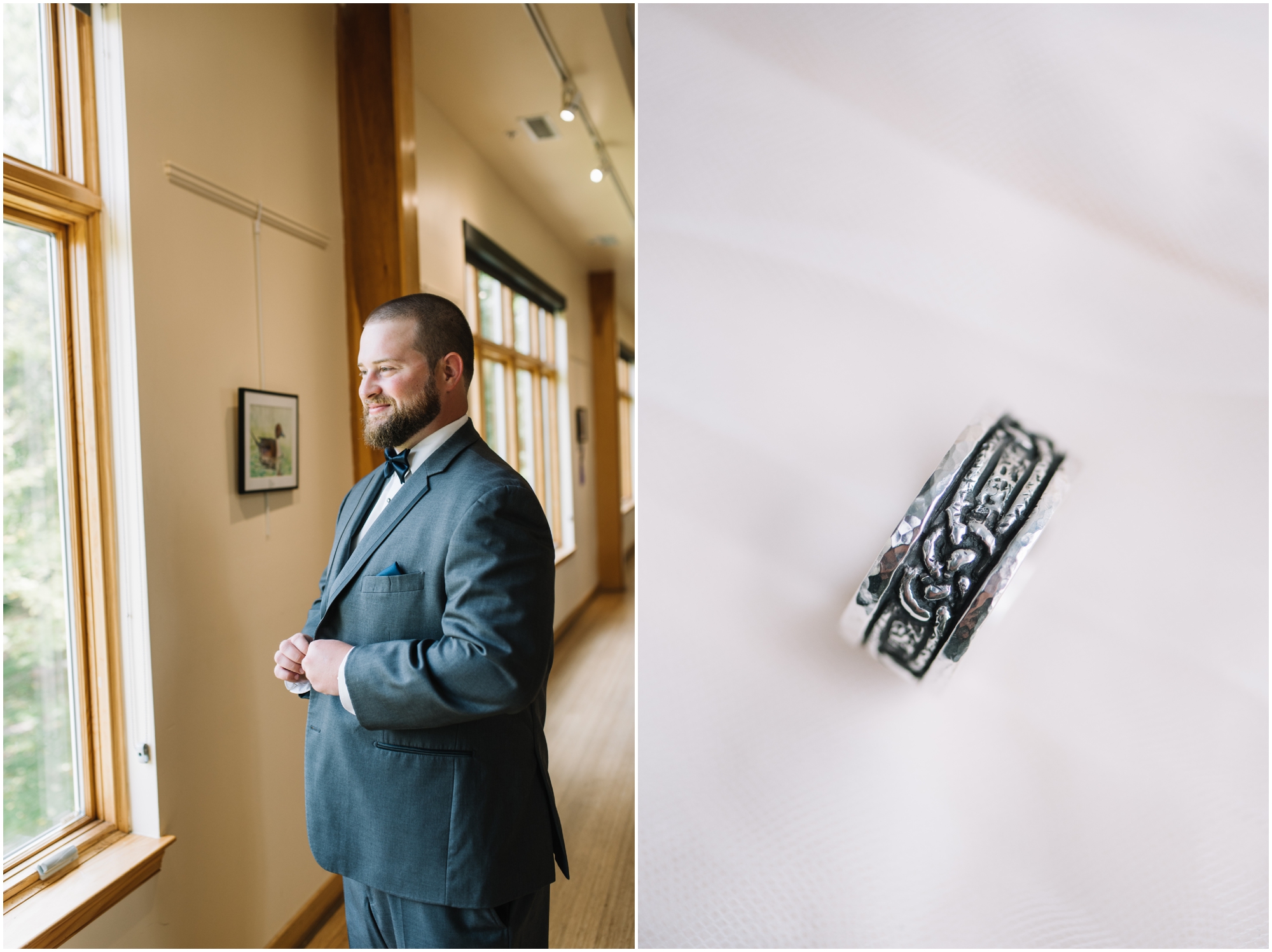 A Summer Wedding at Howard County Conservancy Wedding with Navy bridesmaid dresses and Bright Flowers by Maryland Photographer Megan Bennett Photography