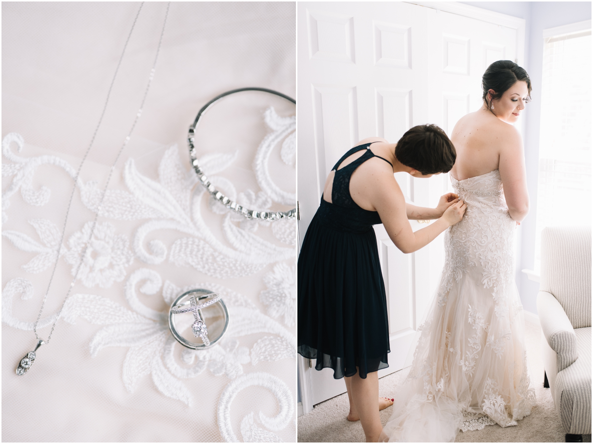 A Summer Wedding at Howard County Conservancy Wedding with Navy bridesmaid dresses and Bright Flowers by Maryland Photographer Megan Bennett Photography