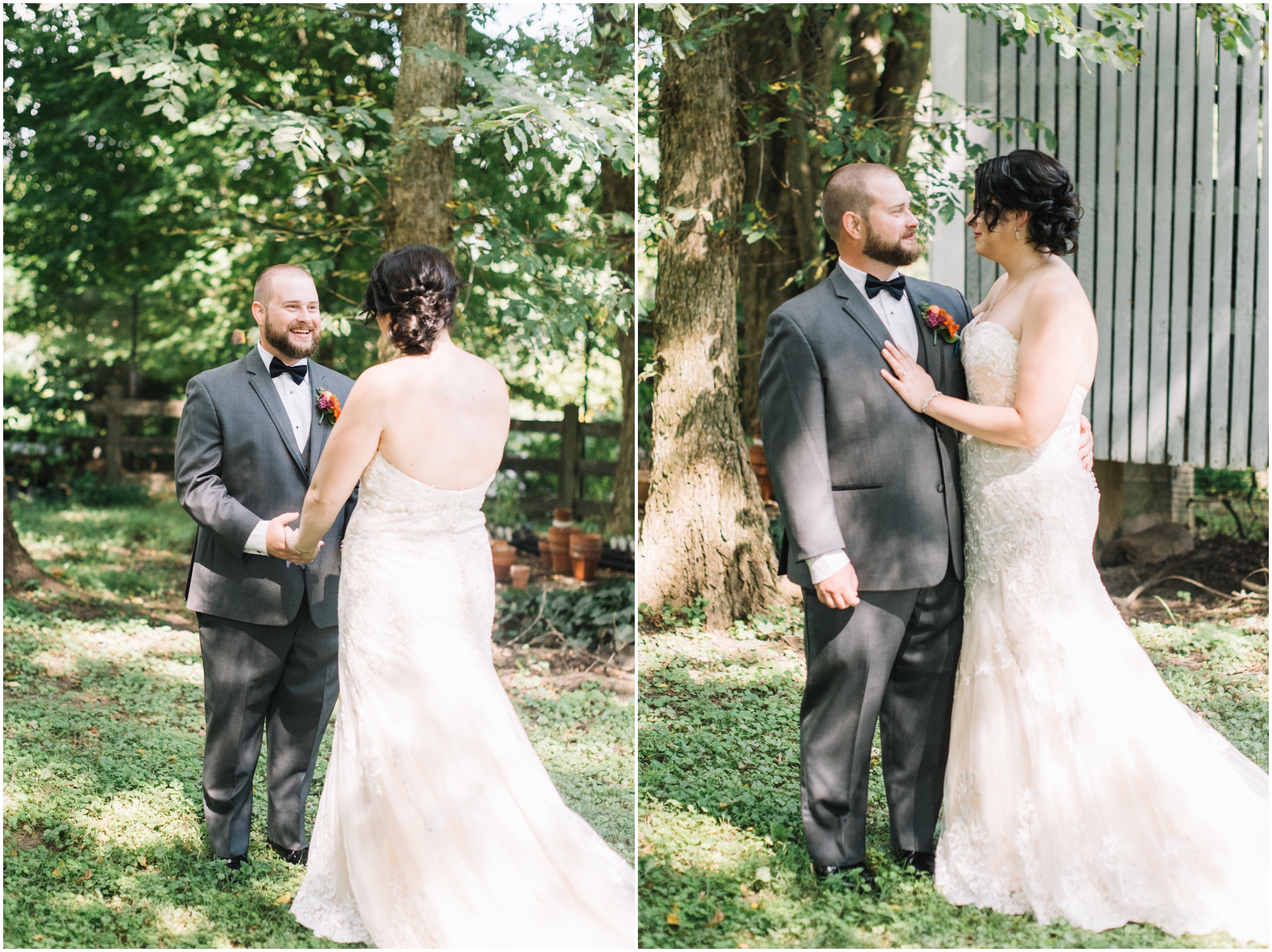 A Summer Wedding at Howard County Conservancy Wedding with Navy bridesmaid dresses and Bright Flowers by Maryland Photographer Megan Bennett Photography
