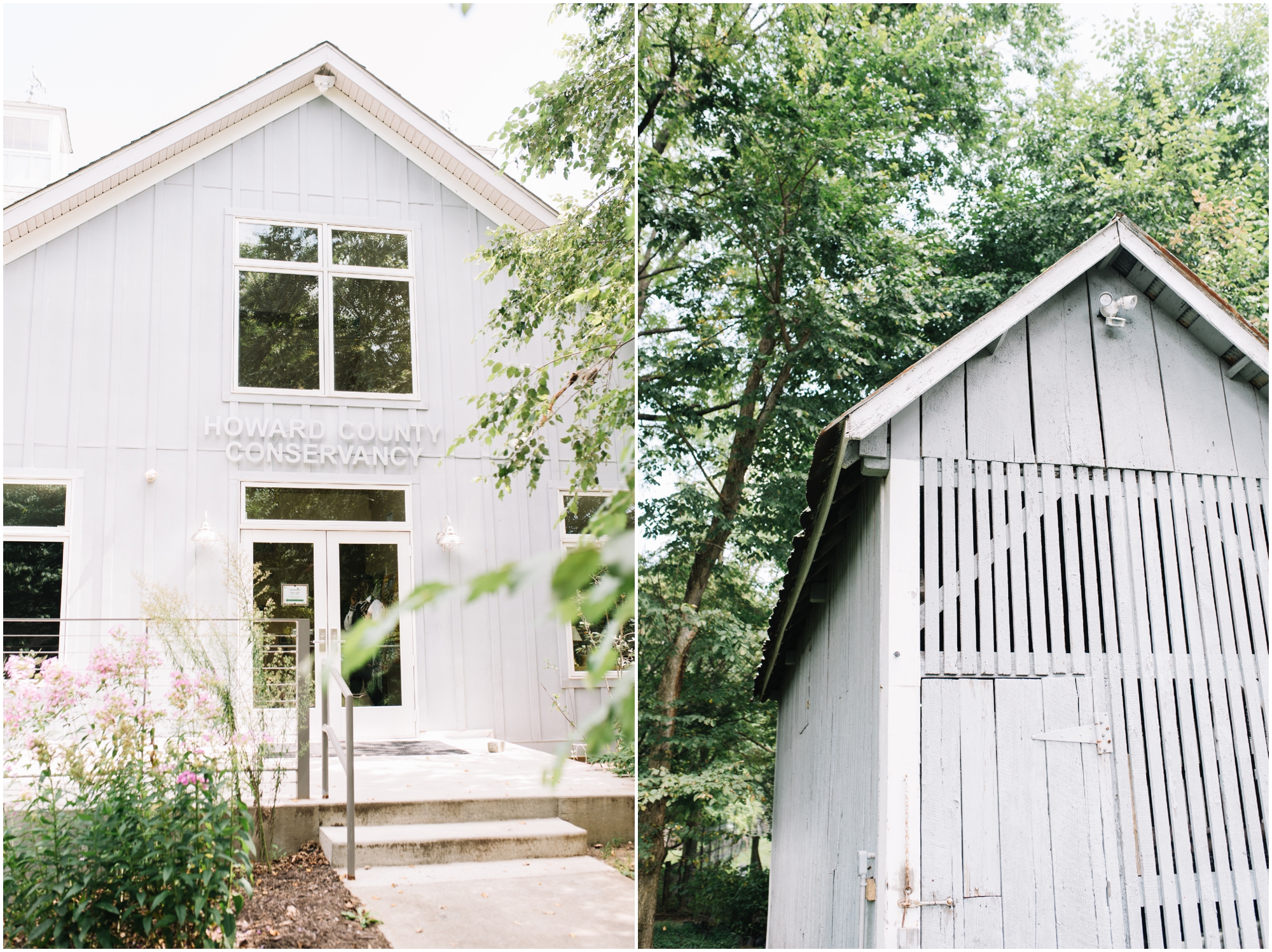 A Summer Wedding at Howard County Conservancy Wedding with Navy bridesmaid dresses and Bright Flowers by Maryland Photographer Megan Bennett Photography