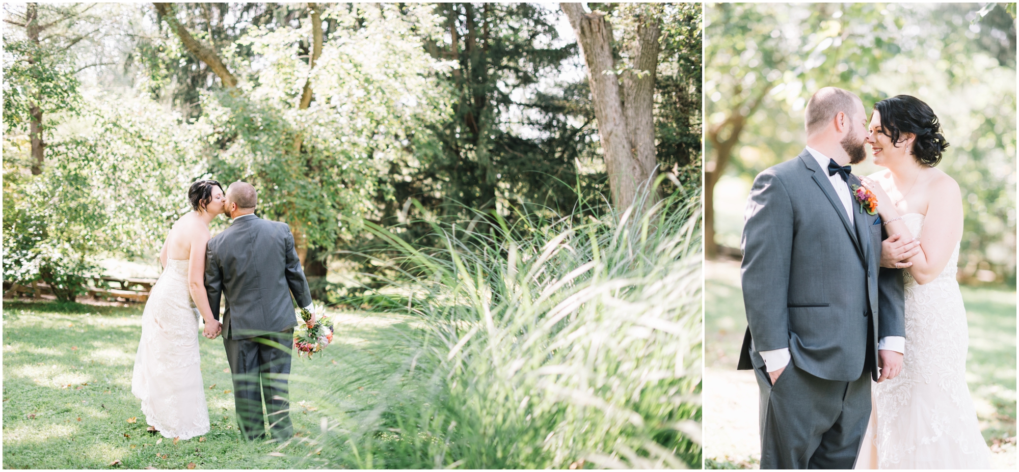 A Summer Wedding at Howard County Conservancy Wedding with Navy bridesmaid dresses and Bright Flowers by Maryland Photographer Megan Bennett Photography