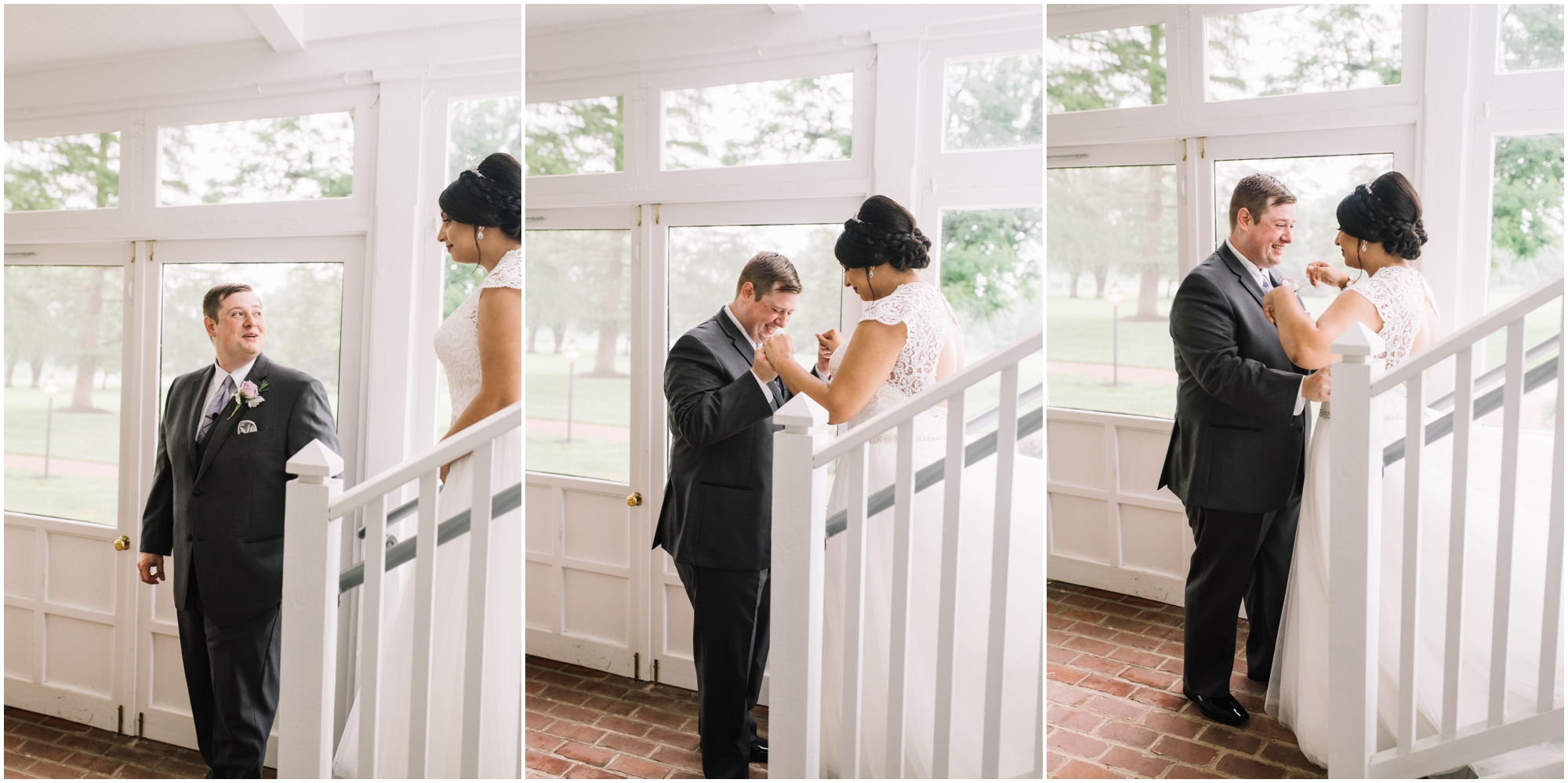Why you should have a First Look on Wedding Day at Swan Harbor Farm by Maryland Photographer Megan Bennett Photography