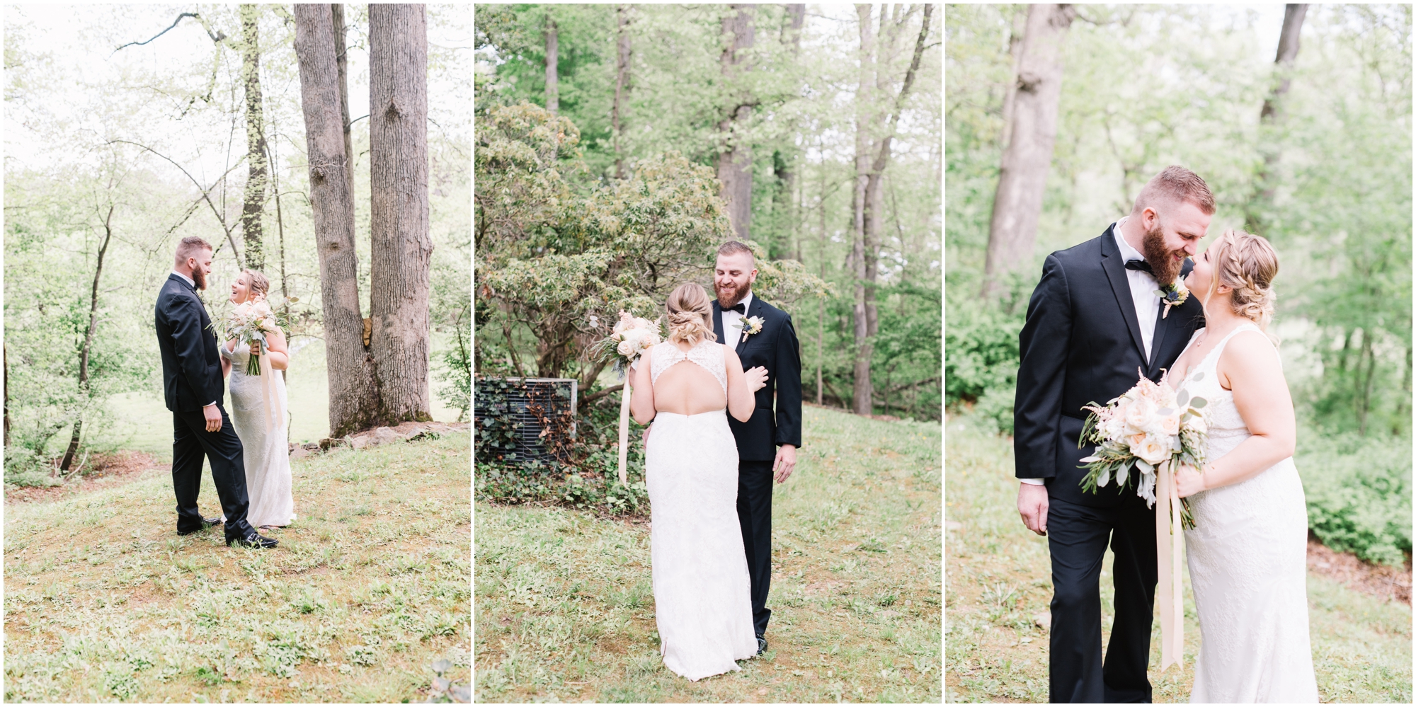First Look Photos Megan Bennett Photography