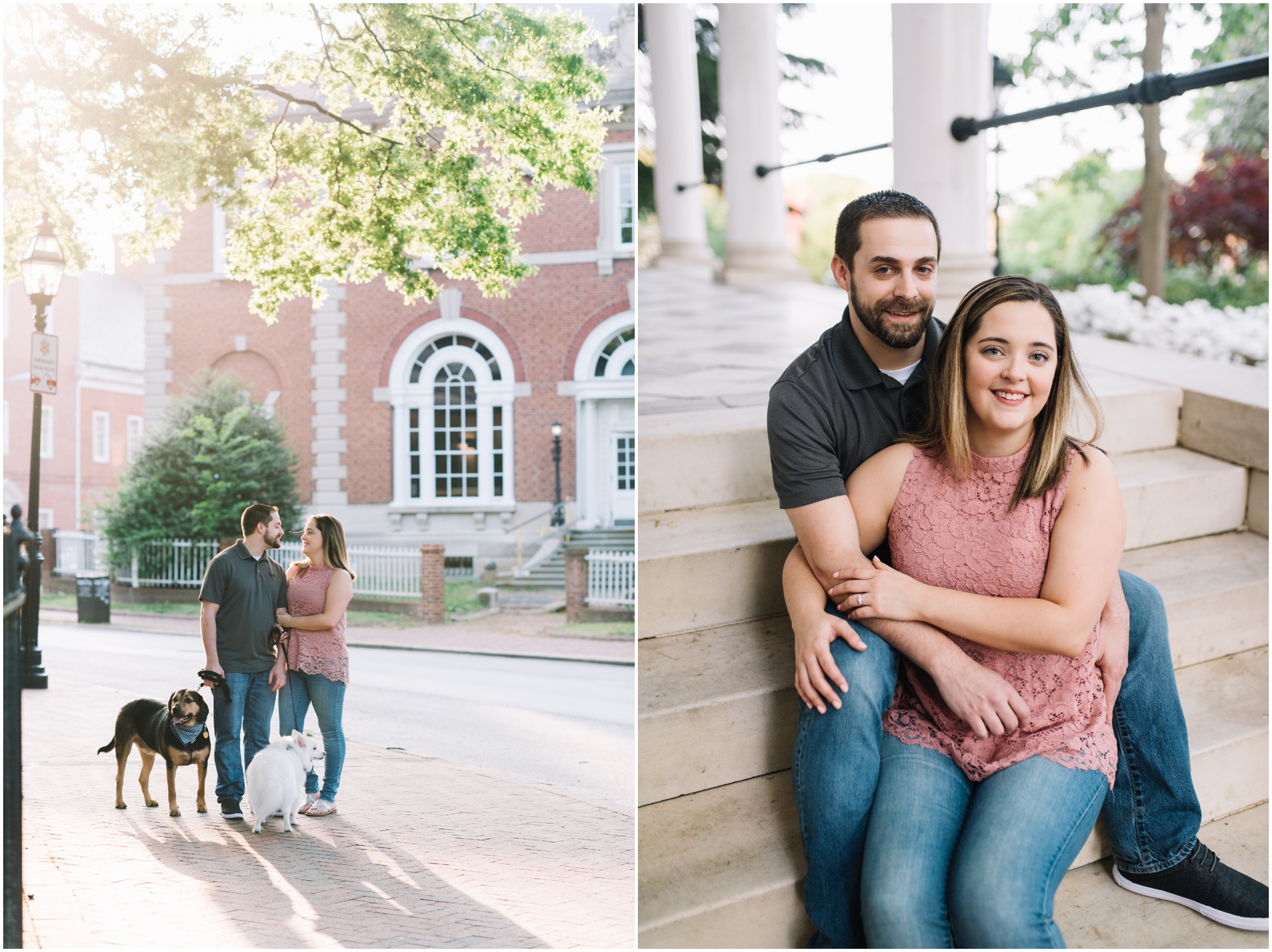 Annapolis State House Engagement Photo by Megan Bennett Photography
