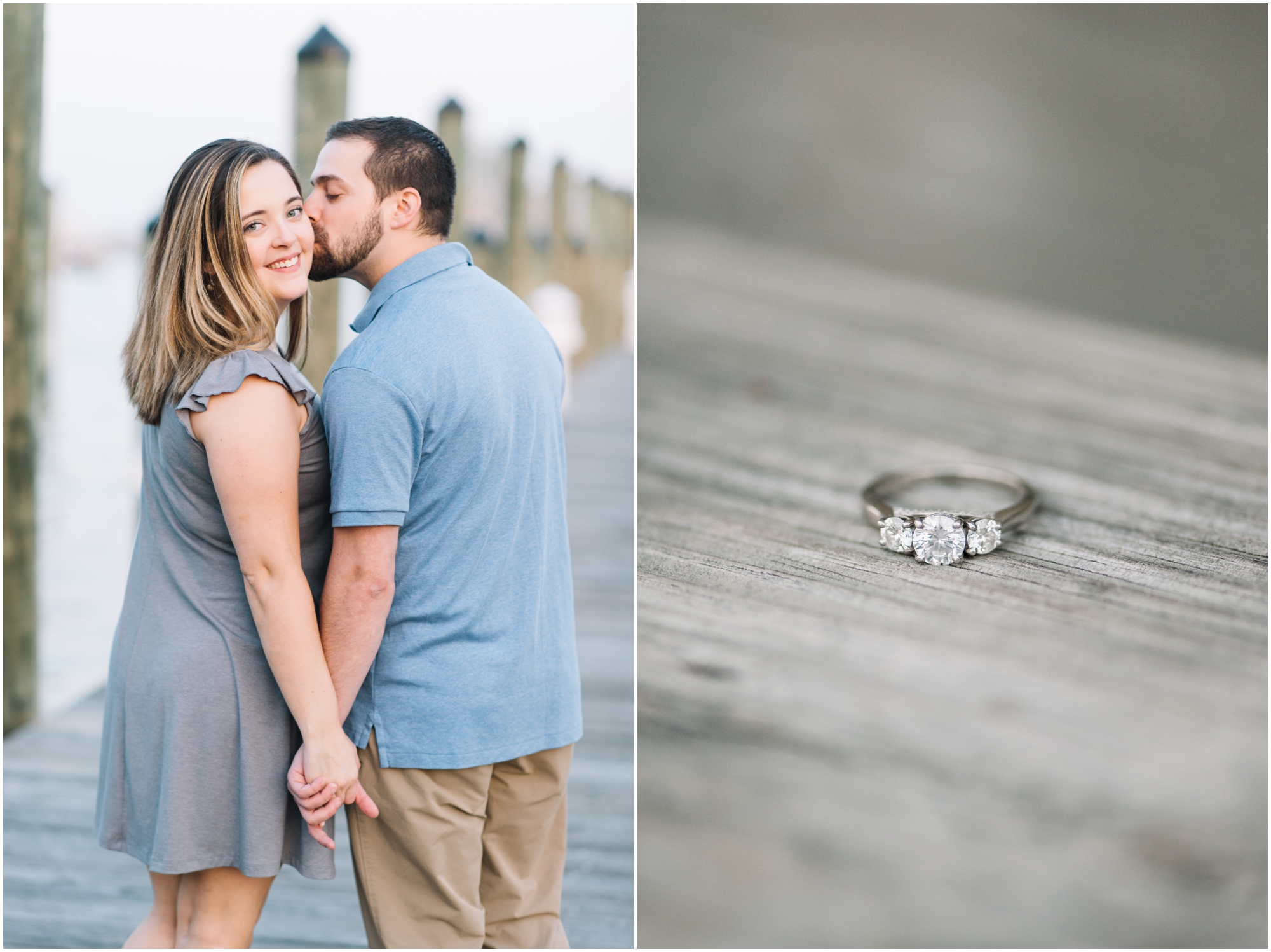 Nautical Engagement Photo in Annapolis Maryland by Megan Bennett Photography