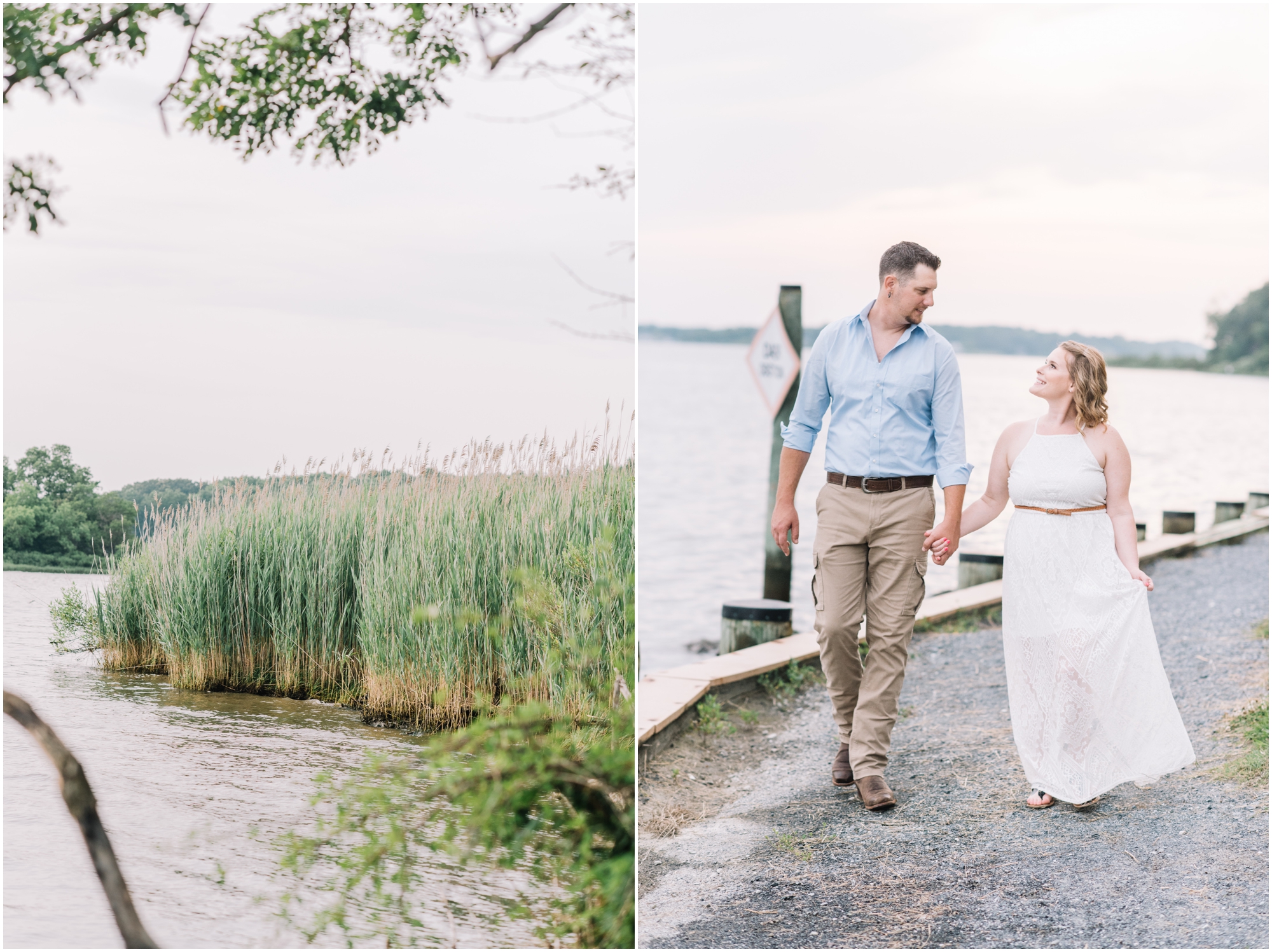 Nautical Engagement Photo by Maryland Photographer Megan Bennett Photography