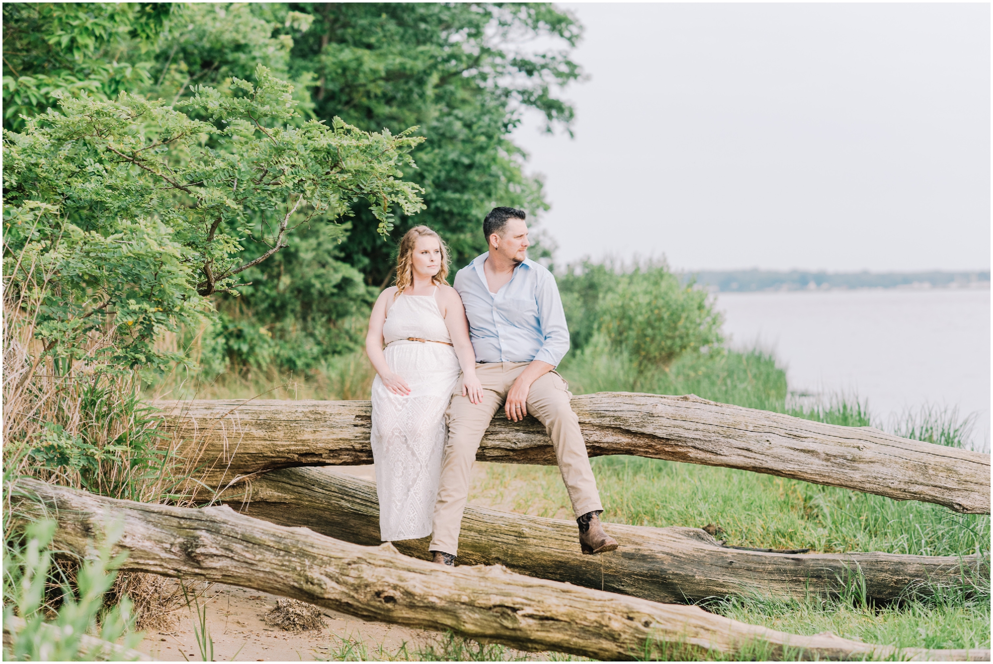 Chesapeake Bay Engagement Photos by Eastern Shore Photographer Megan Bennett Photography
