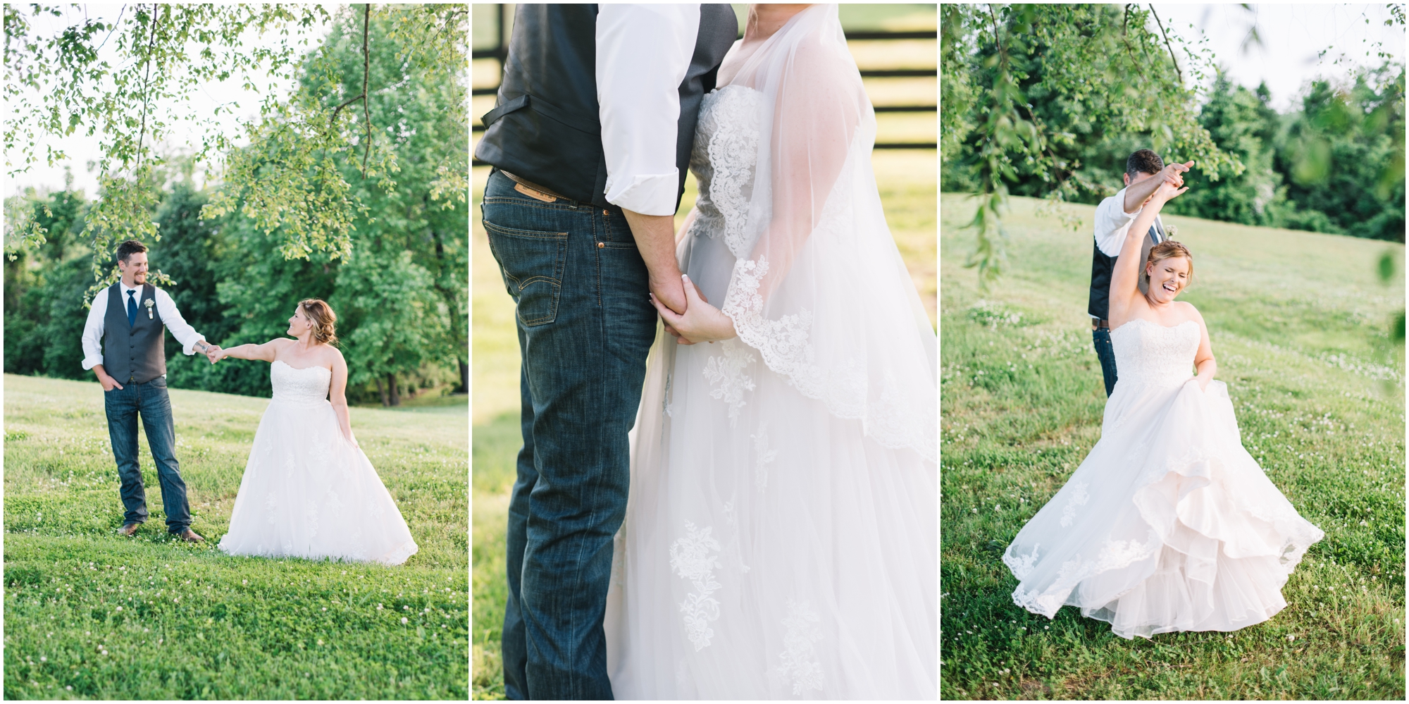 A Southern Maryland Barn Wedding I Megan Bennett Photography I A Blush Pink, Navy, Rustic Maryland Barn Wedding featuring a Farm Setting, Golden Light Portraits, and Large Bridal Party in Brandywine, Maryland #southernmarylandwedding #marylandwedding #marylandweddingphotographer