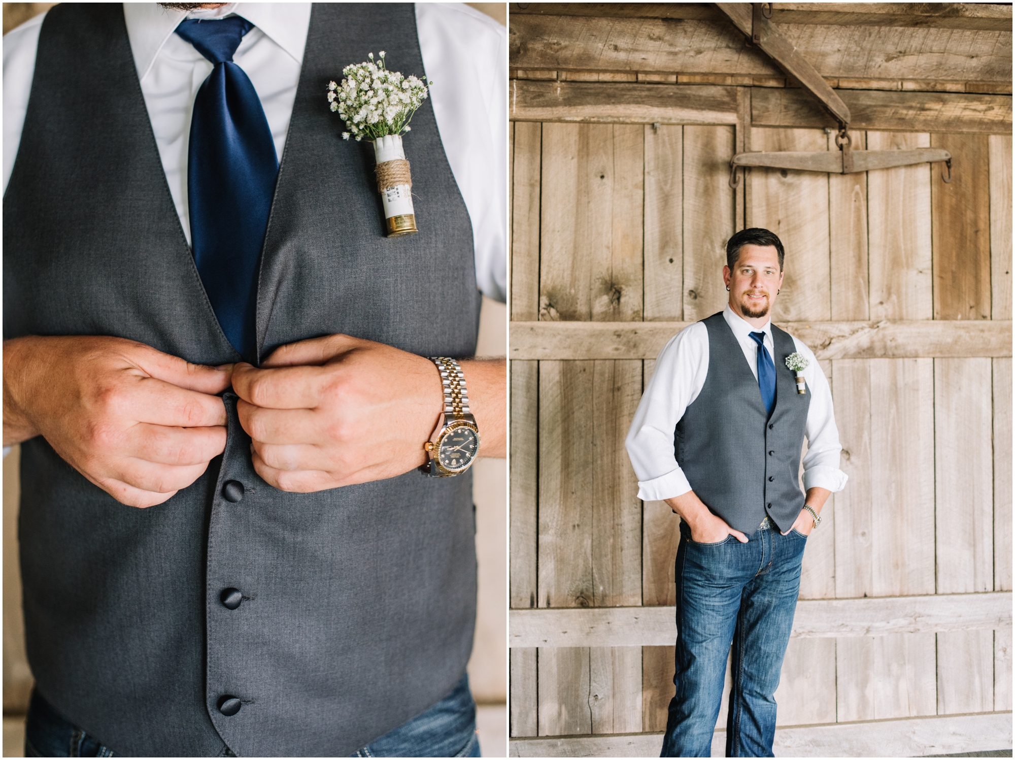 A Southern Maryland Barn Wedding I Megan Bennett Photography I A Blush Pink, Navy, Rustic Maryland Barn Wedding featuring a Farm Setting, Golden Light Portraits, and Large Bridal Party in Brandywine, Maryland #southernmarylandwedding #marylandwedding #marylandweddingphotographer