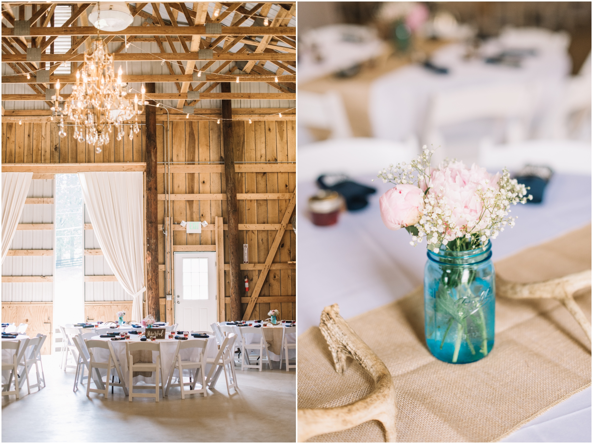 A Southern Maryland Barn Wedding I Megan Bennett Photography I A Blush Pink, Navy, Rustic Maryland Barn Wedding featuring a Farm Setting, Golden Light Portraits, and Large Bridal Party in Brandywine, Maryland #southernmarylandwedding #marylandwedding #marylandweddingphotographer