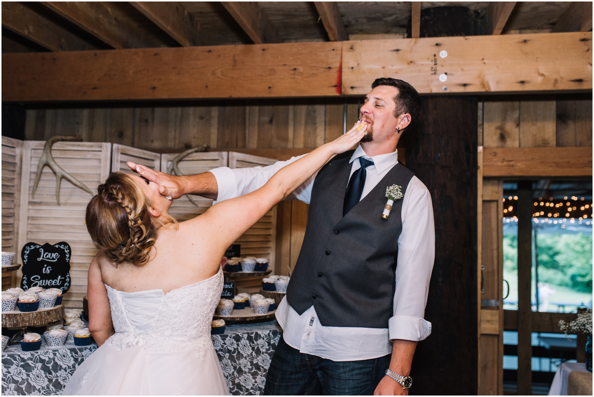 A Southern Maryland Barn Wedding I Megan Bennett Photography I A Blush Pink, Navy, Rustic Maryland Barn Wedding featuring a Farm Setting, Golden Light Portraits, and Large Bridal Party in Brandywine, Maryland #southernmarylandwedding #marylandwedding #marylandweddingphotographer