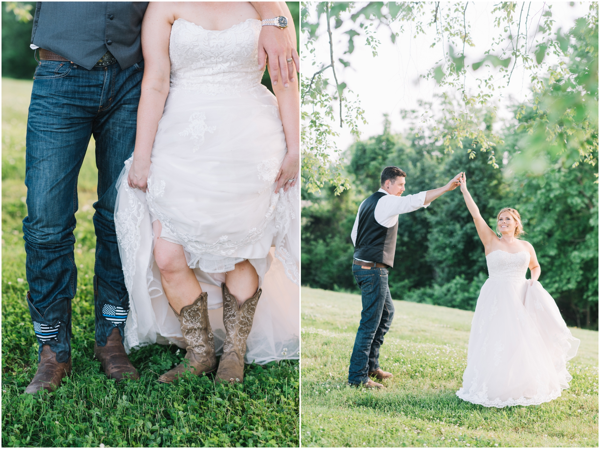 A Southern Maryland Barn Wedding I Megan Bennett Photography I A Blush Pink, Navy, Rustic Maryland Barn Wedding featuring a Farm Setting, Golden Light Portraits, and Large Bridal Party in Brandywine, Maryland #southernmarylandwedding #marylandwedding #marylandweddingphotographer