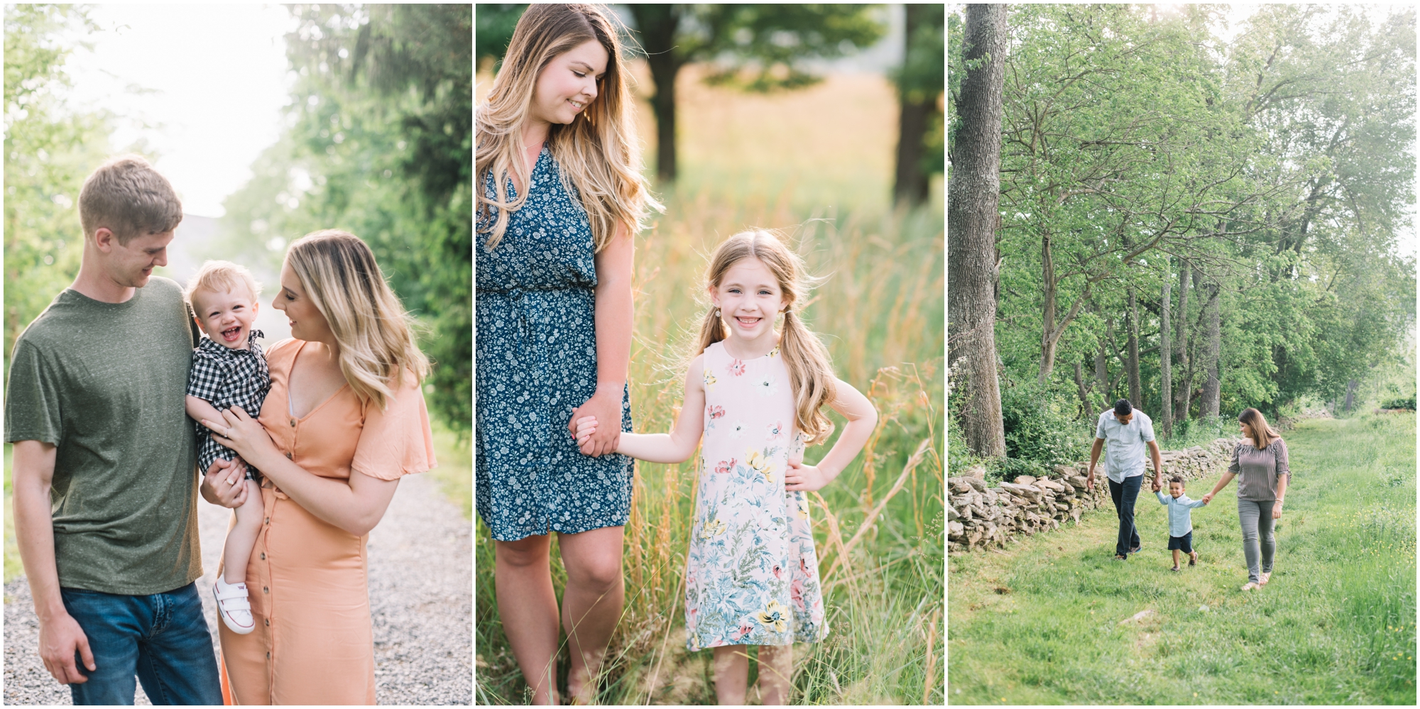 Spring Family Photos in Howard County Maryland at the Howard County Conservancy by Megan Bennett Photography