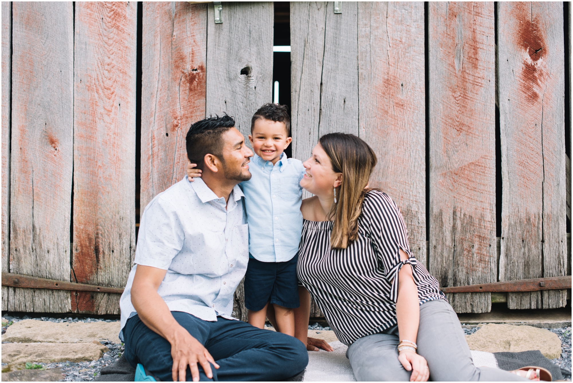 Rustic Family Photos in Howard County Maryland at the Howard County Conservancy by Megan Bennett Photography