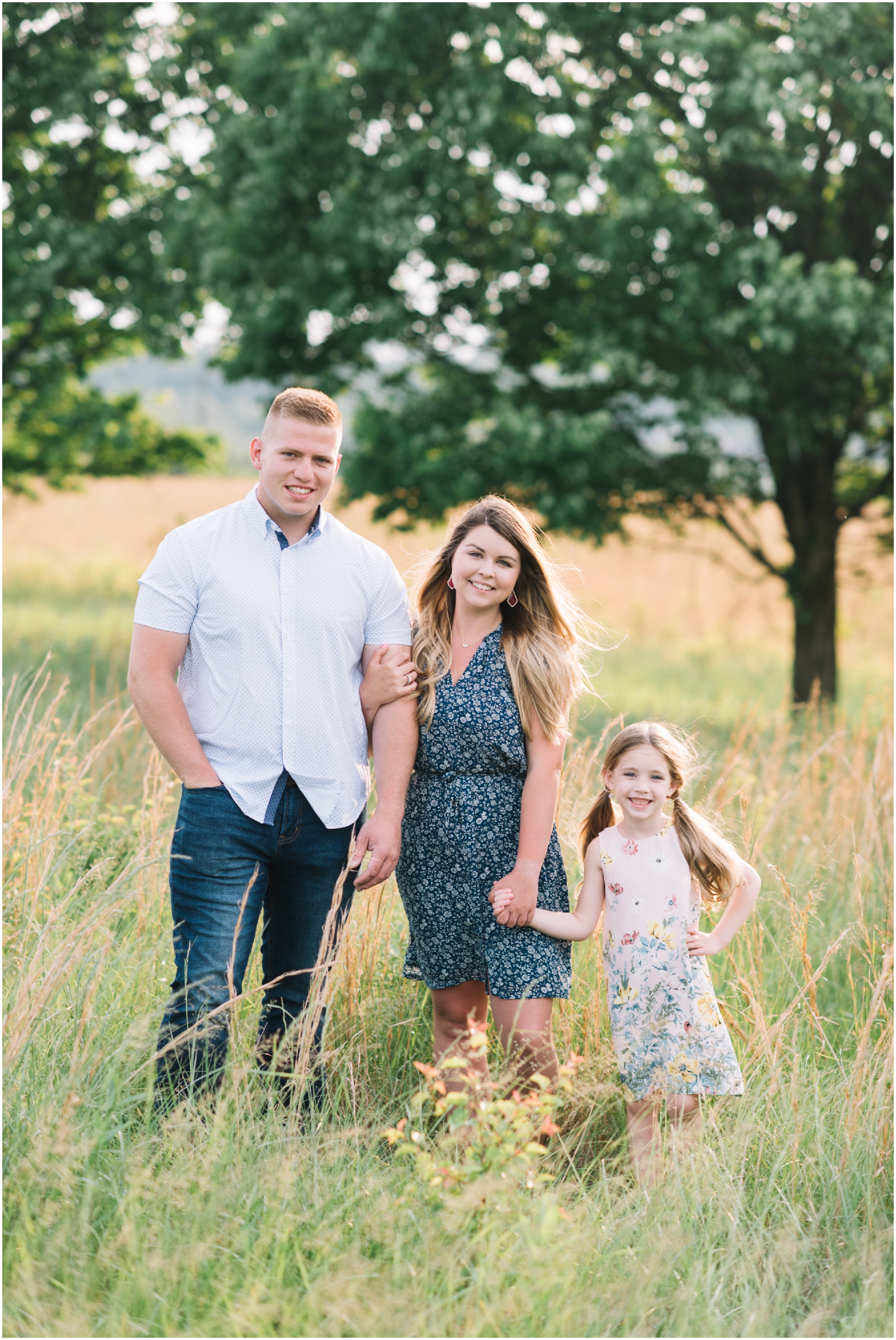 Field Spring Family Photos in Howard County Maryland at the Howard County Conservancy by Megan Bennett Photography