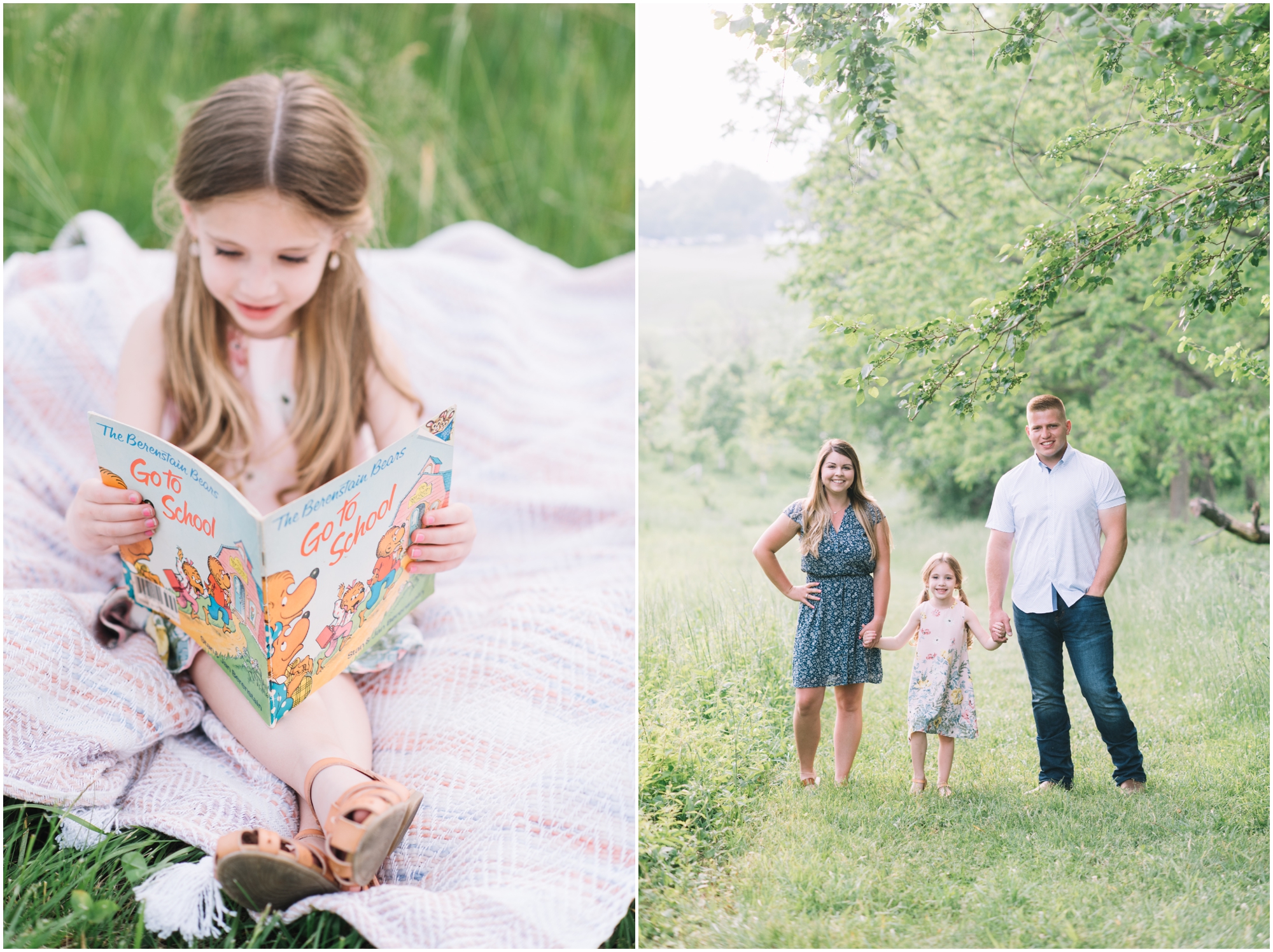 Spring Family Photos in Howard County Maryland at the Howard County Conservancy by Megan Bennett Photography