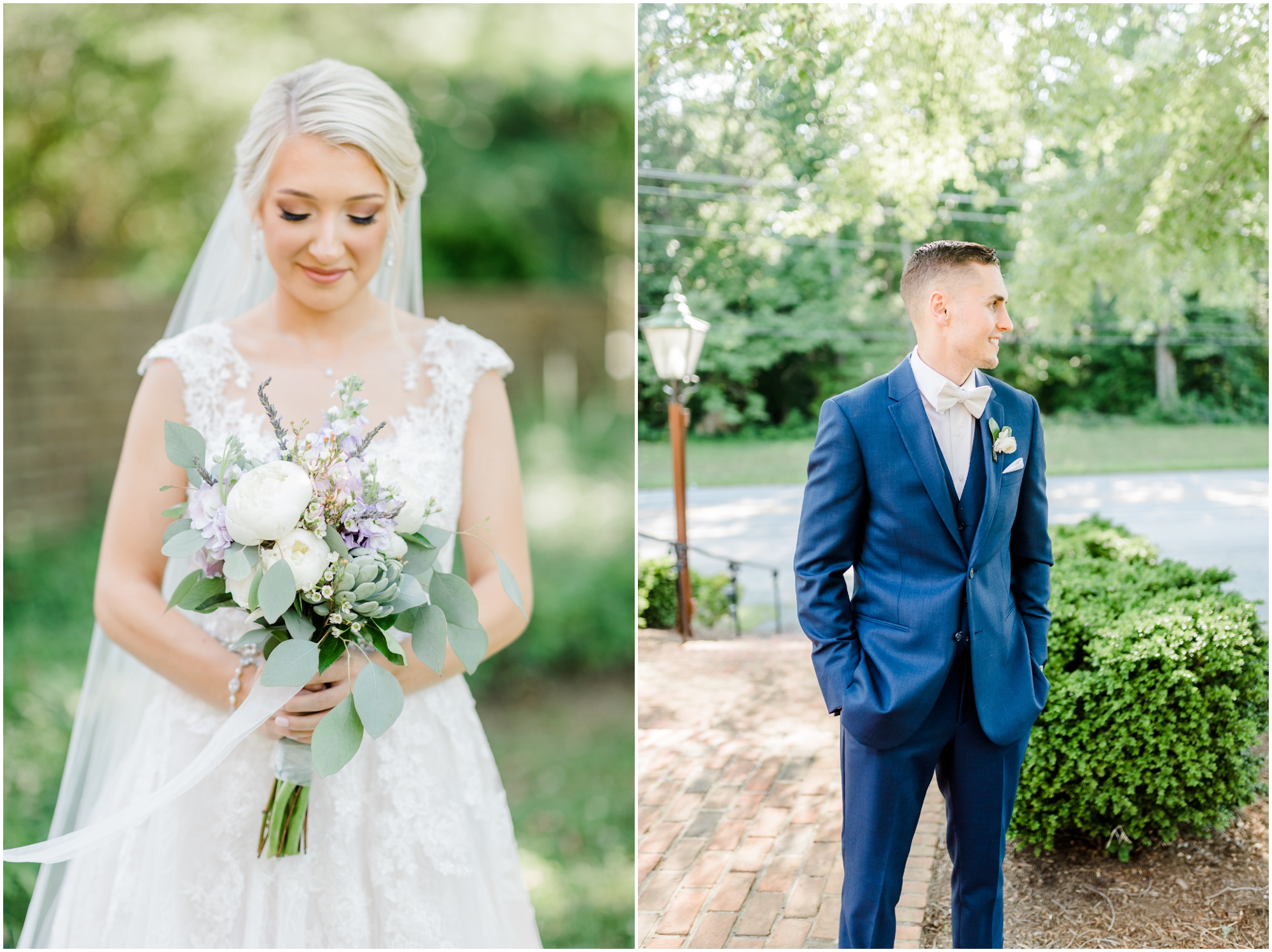 Romantic Summer Winery Wedding featuring purple wedding colors, family heirlooms, and a historic church ceremony at Running Hare Vineyard in Southern Maryland by Wedding Photographer Megan Bennett Photography #runningharevineyard #marylandweddingphotographer #runningharevineyardwedding