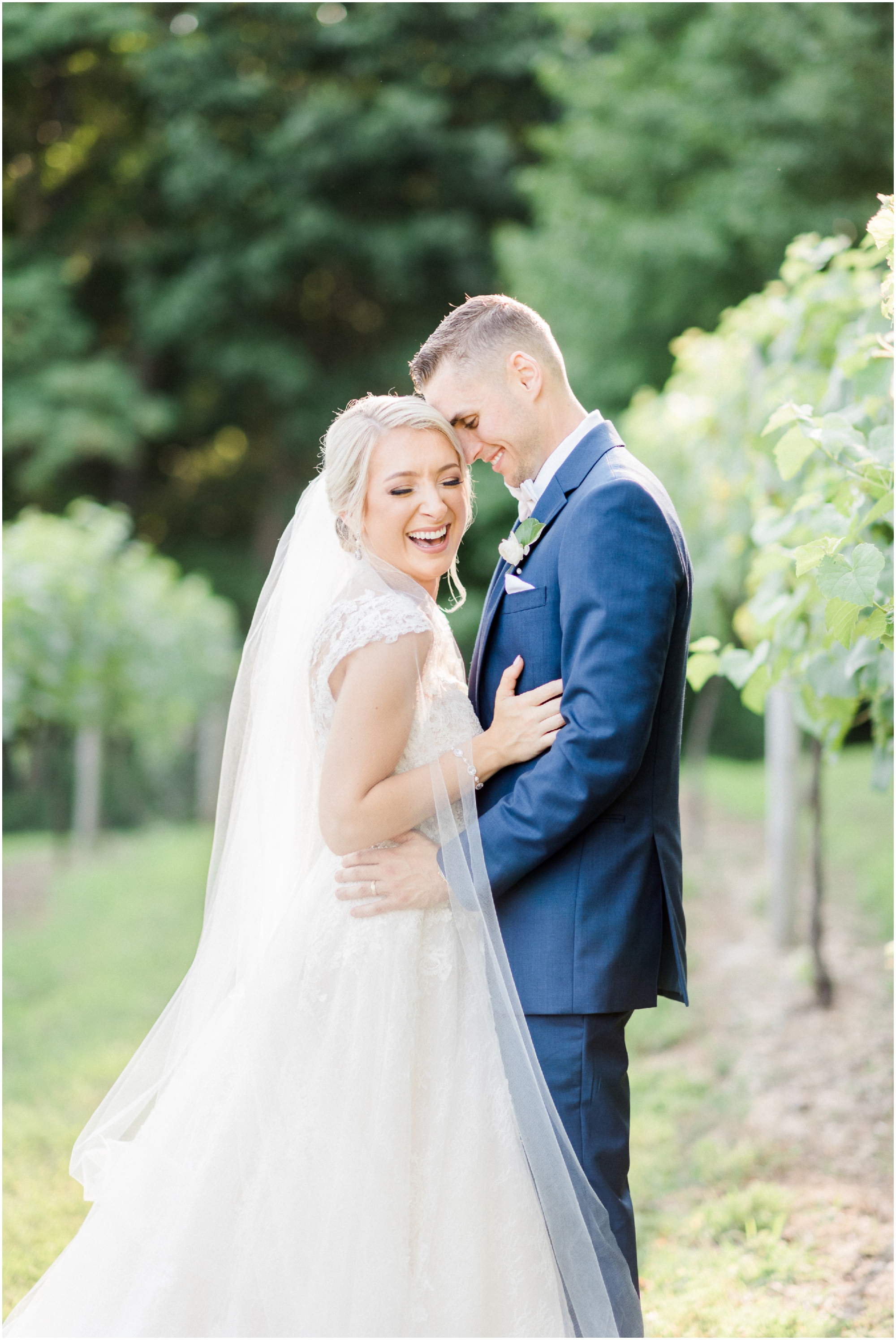 Romantic Summer Winery Wedding featuring purple wedding colors, family heirlooms, and a historic church ceremony at Running Hare Vineyard in Southern Maryland by Wedding Photographer Megan Bennett Photography #runningharevineyard #marylandweddingphotographer #runningharevineyardwedding