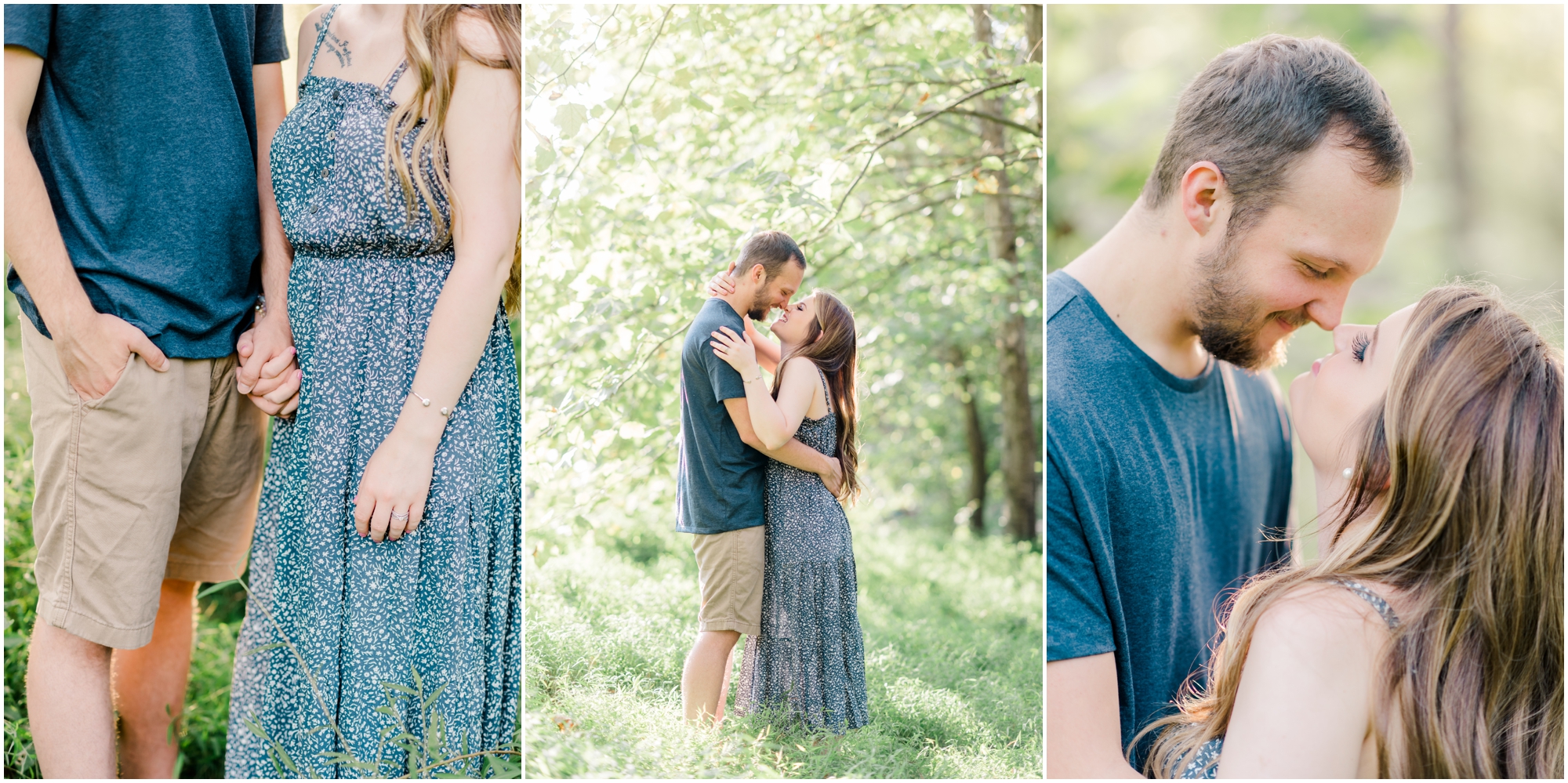 Dreamy Engagement Portraits at the Patapsco Valley State Park in Elkridge Maryland by Maryland Photographer Megan Bennett Photography