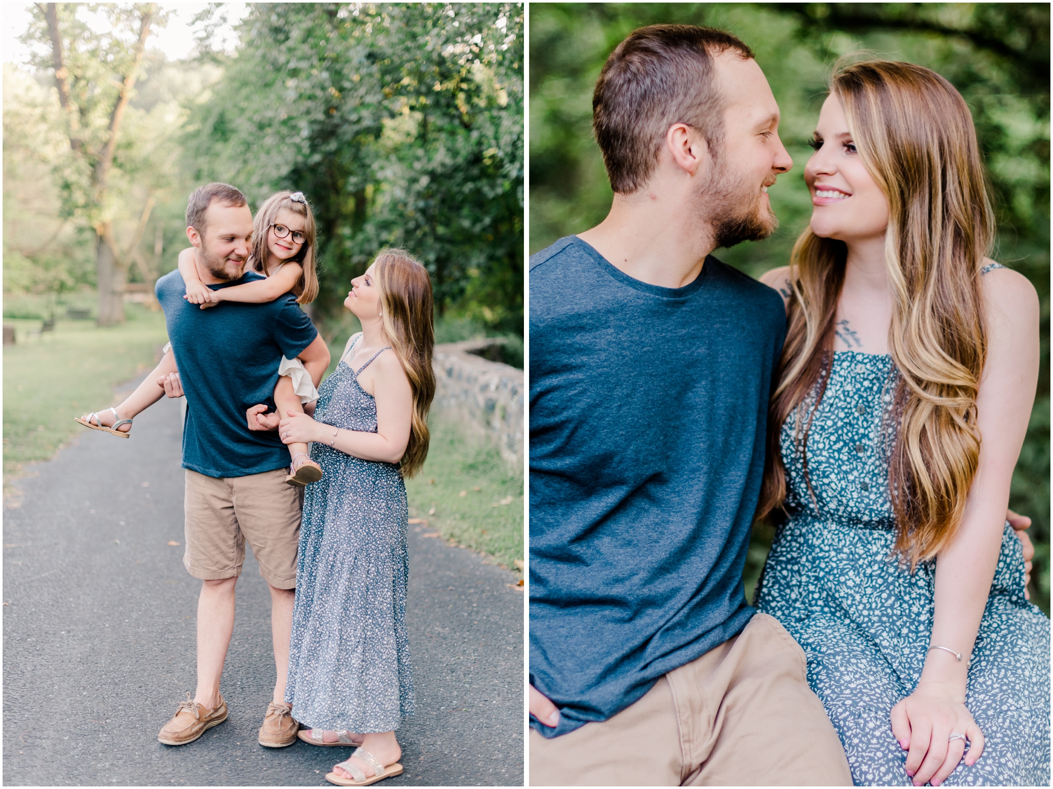 Dreamy Engagement Portraits at the Patapsco Valley State Park in Elkridge Maryland by Maryland Photographer Megan Bennett Photography