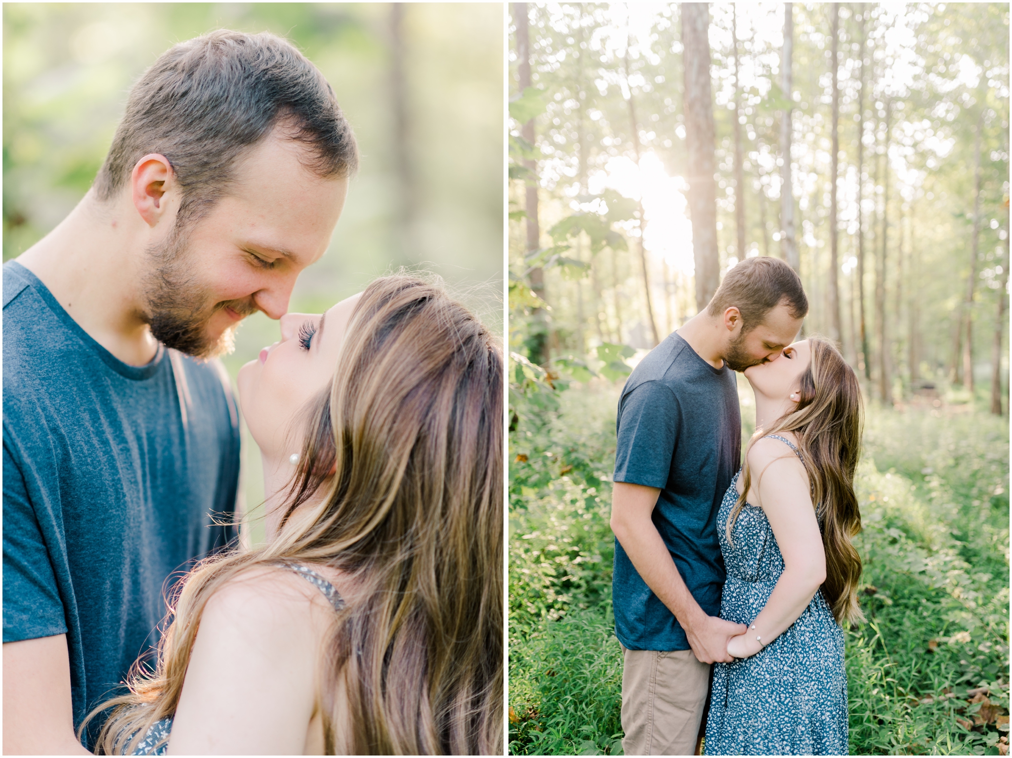 Dreamy Engagement Portraits at the Patapsco Valley State Park in Elkridge Maryland by Maryland Photographer Megan Bennett Photography