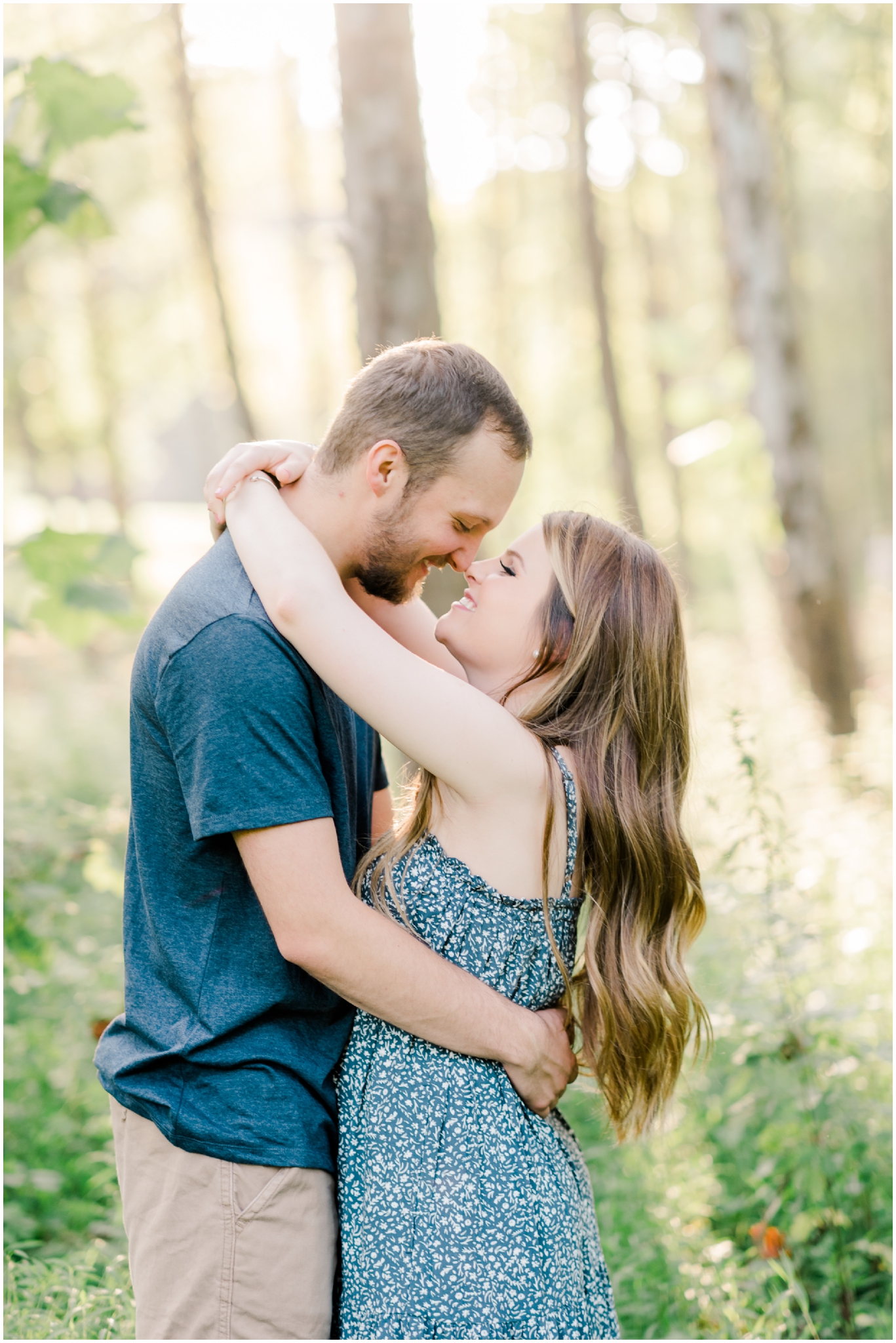 Dreamy Engagement Portraits at the Patapsco Valley State Park in Elkridge Maryland by Maryland Photographer Megan Bennett Photography