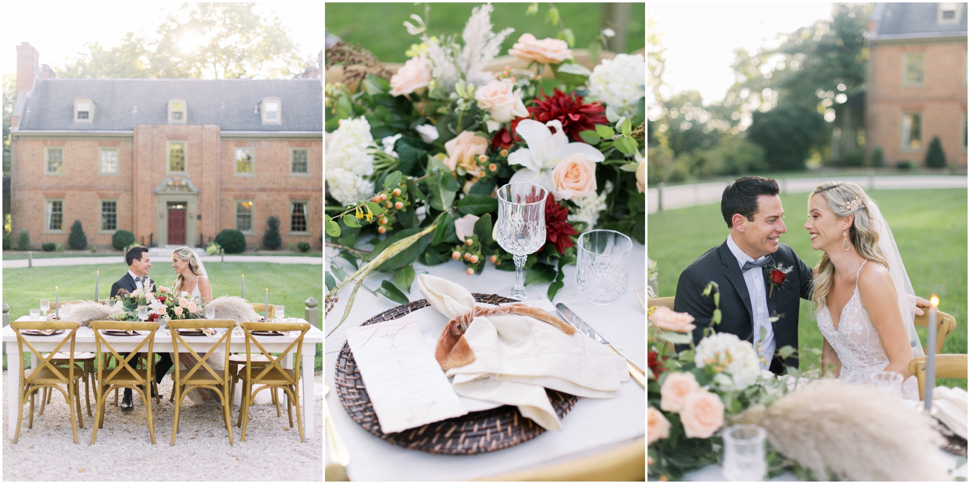 A Late summer intimate wedding at Great Oak Manor in Chestertown Maryland by Eastern Shore Photographer Megan Bennett Photography