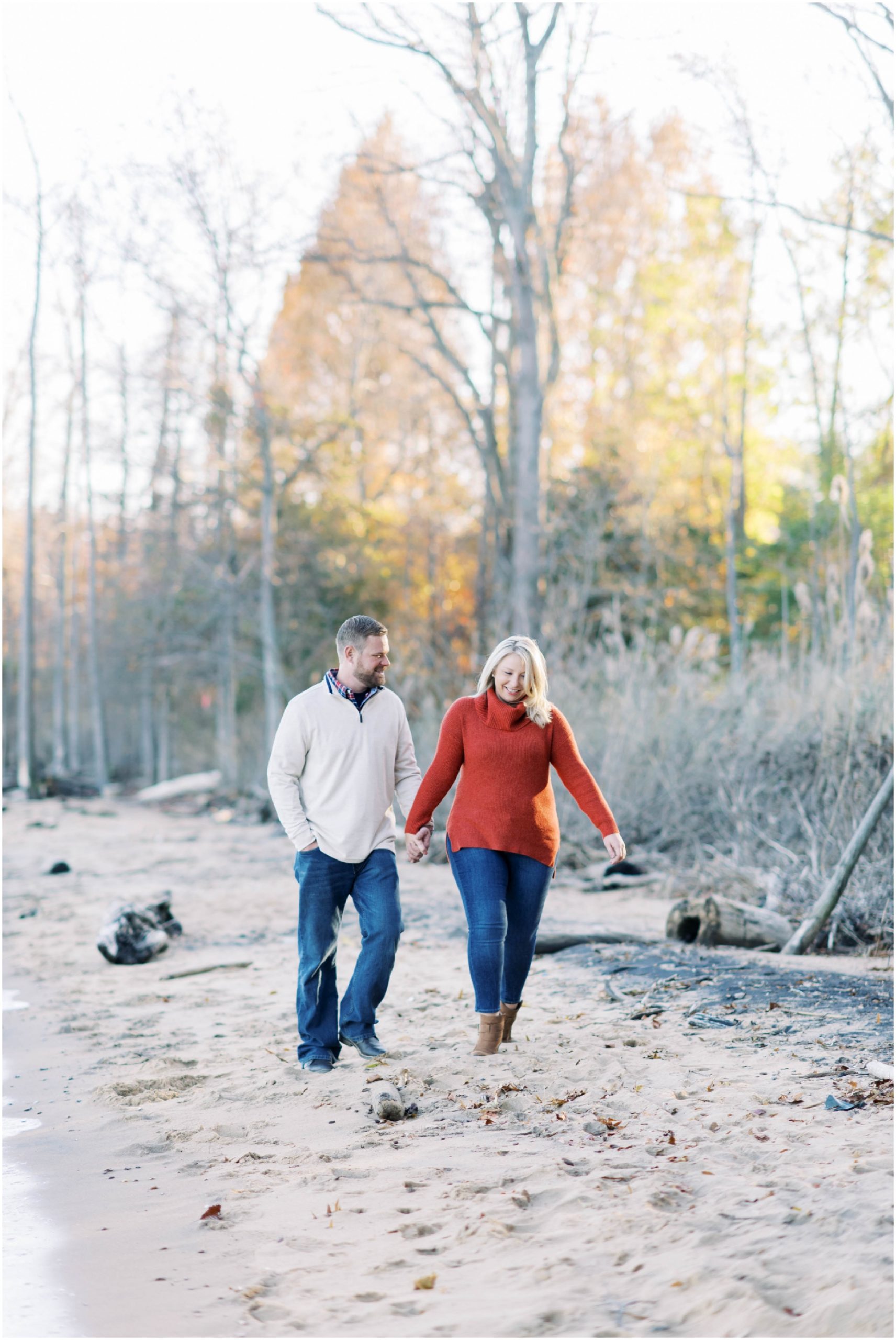 how to plan a fall engagement photo shoot