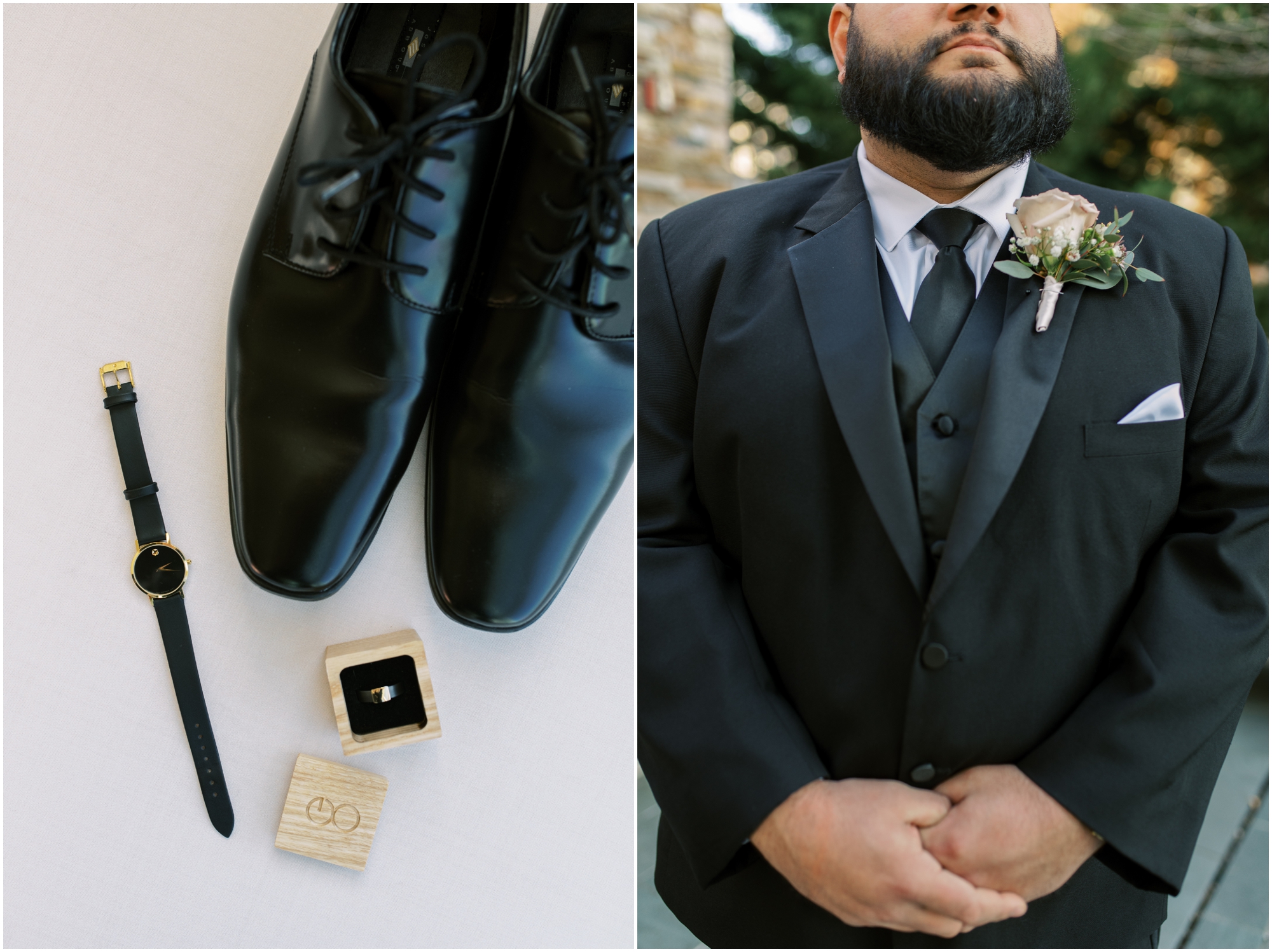 Groom Details at the Four Seasons Baltimore Wedding Megan Bennett Photography
