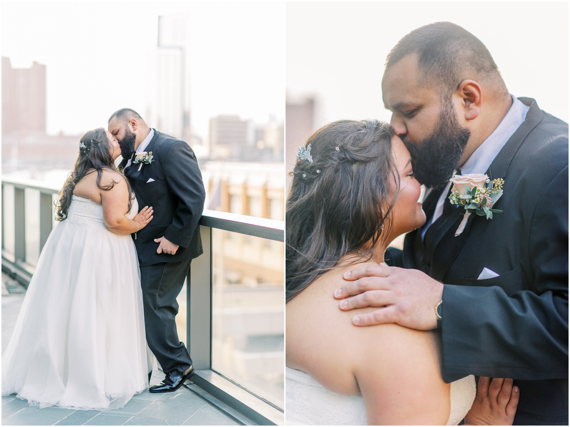 High Rise Wedding Baltimore City Four Seasons Hotel Megan Bennett Photography
