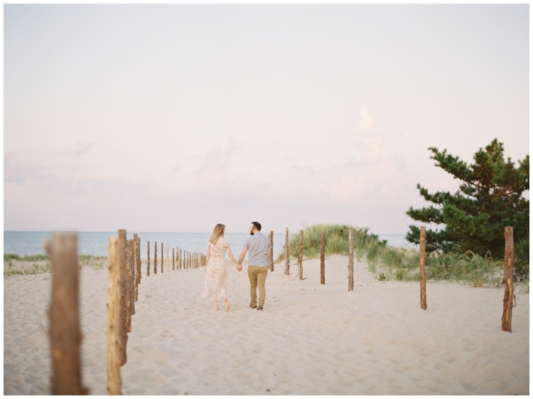 Rehoboth Beach Proposal by Fine Art Film Photographer Megan Bennett Photography