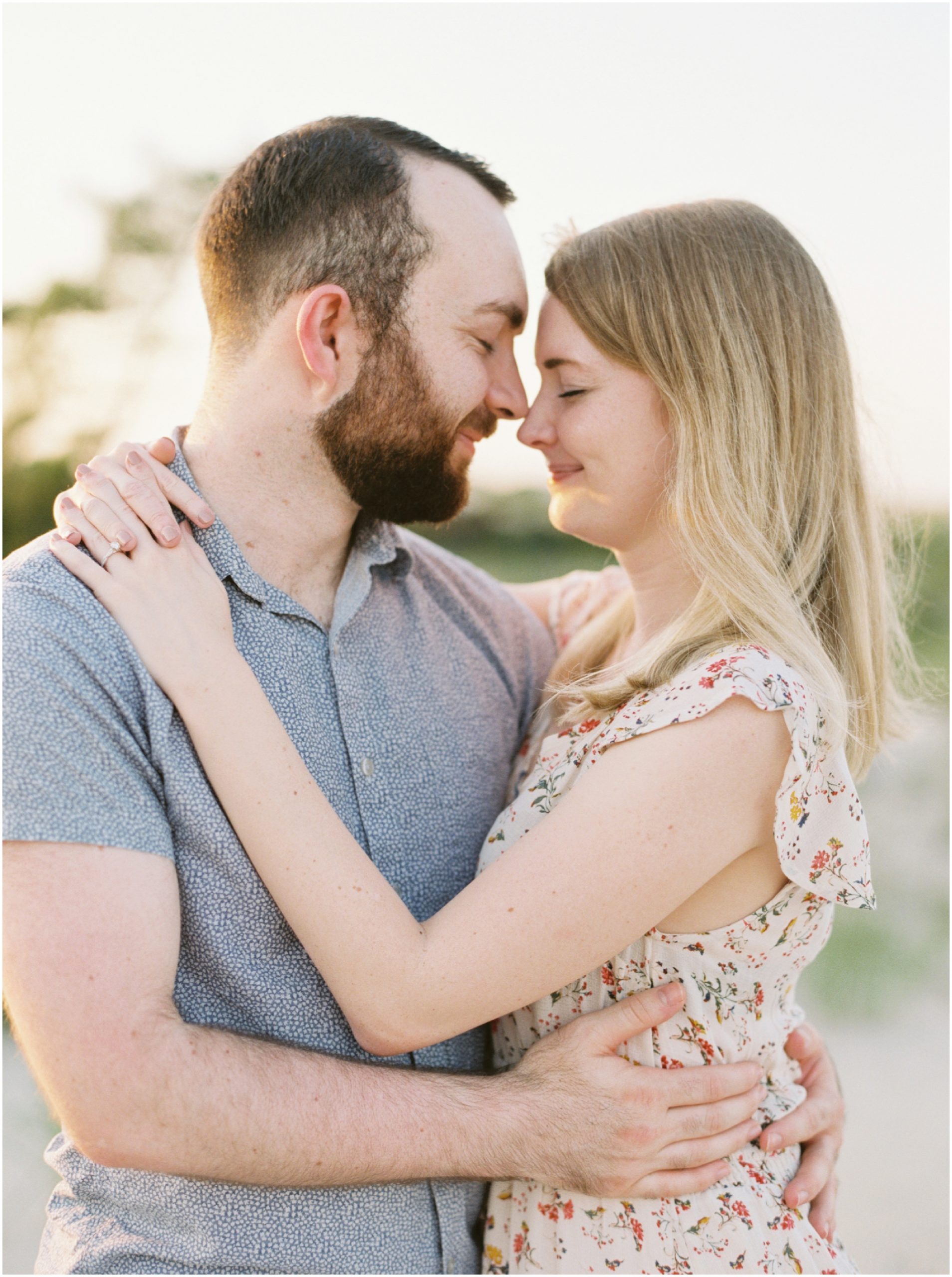 Romantic Beach Proposal featuring Lewes Delaware Photographer Megan Bennett Photography
