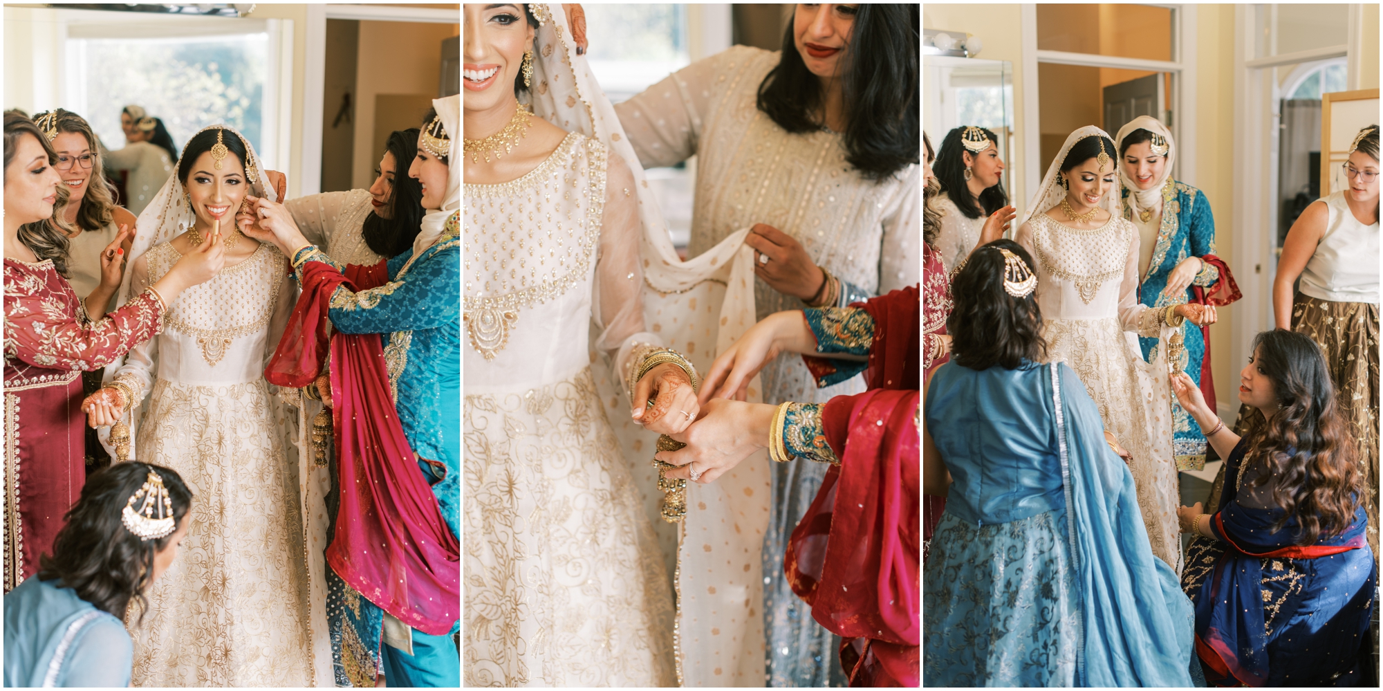 Luxury Backyard South Asian Wedding Ceremony by Fine Art Film Photographer Megan Bennett Photography