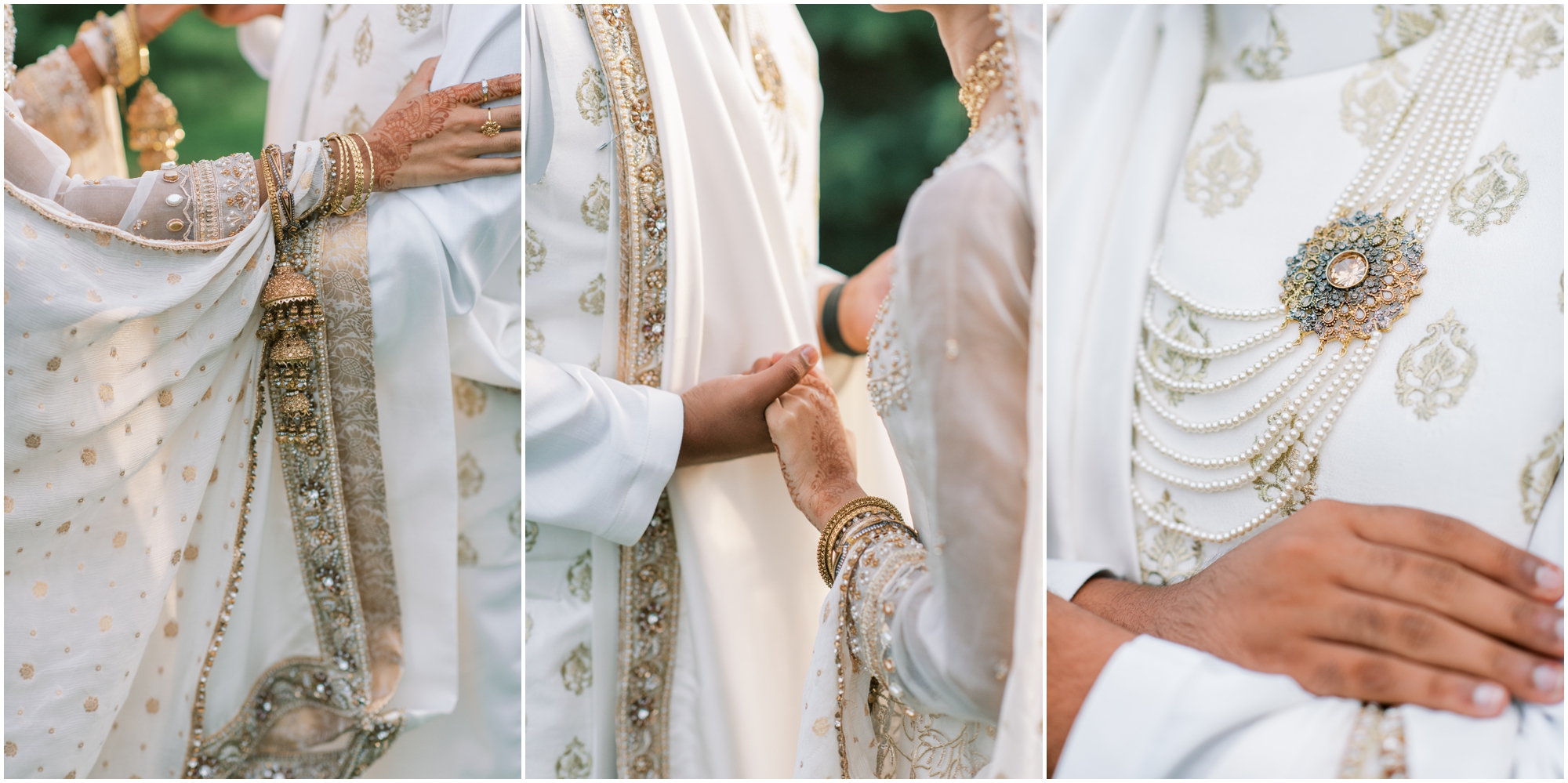 Luxury Backyard South Asian Wedding Ceremony by Fine Art Film Photographer Megan Bennett Photography