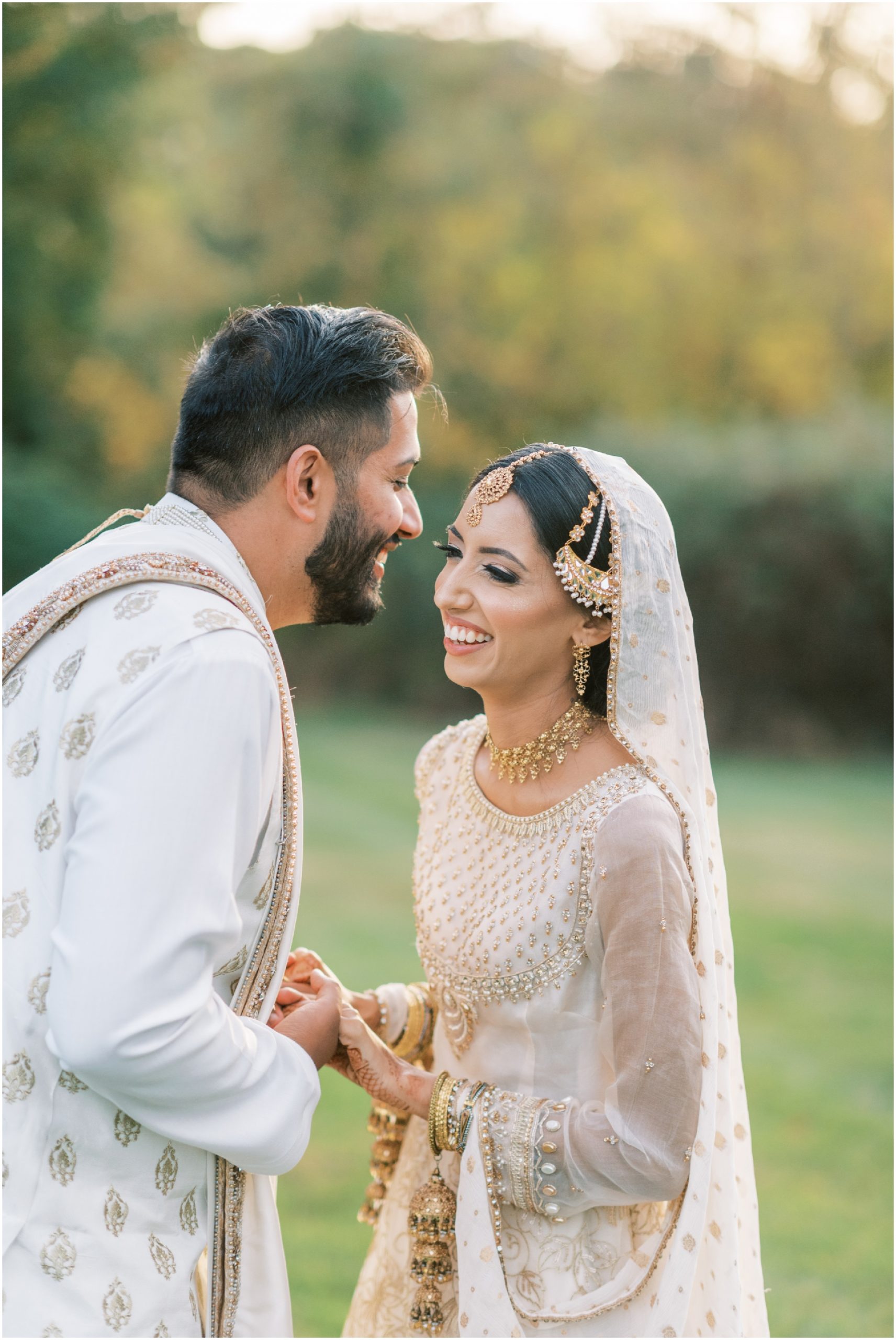 Luxury Backyard South Asian Wedding Ceremony by Fine Art Film Photographer Megan Bennett Photography