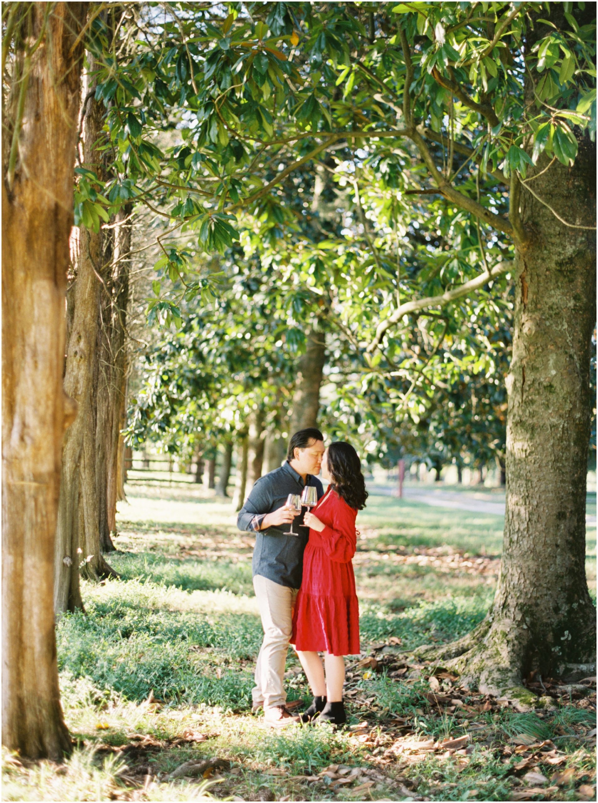 Gunston Hall Engagement Portraits Maryland Film Photographer Megan Bennett Photography