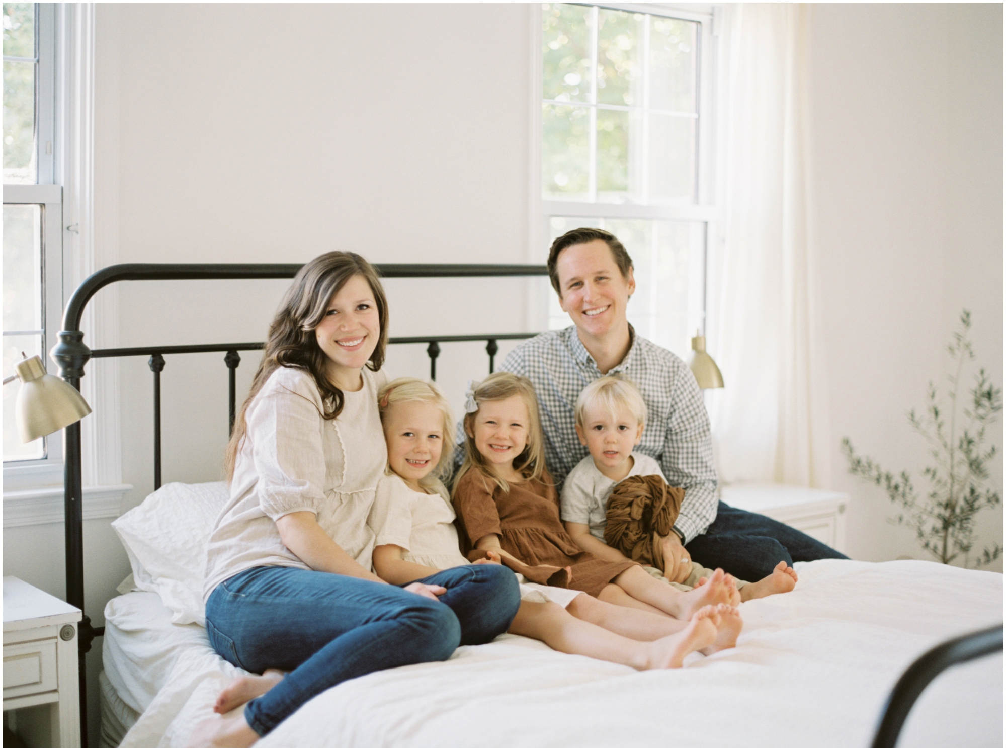 Adorable family photos in Baltimore Maryland by Fine Art Film Photographer Megan Bennett Photography
