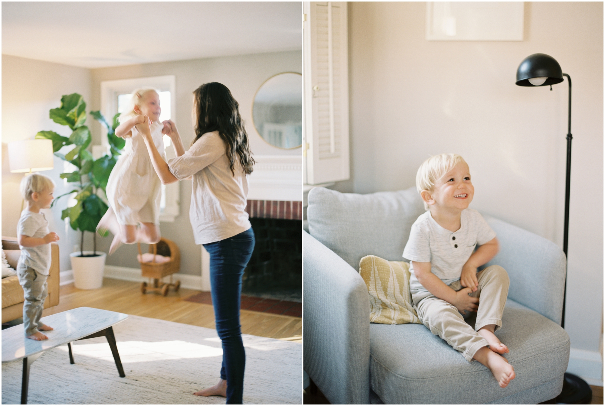 In Home Family Photos by Megan Bennett Photography