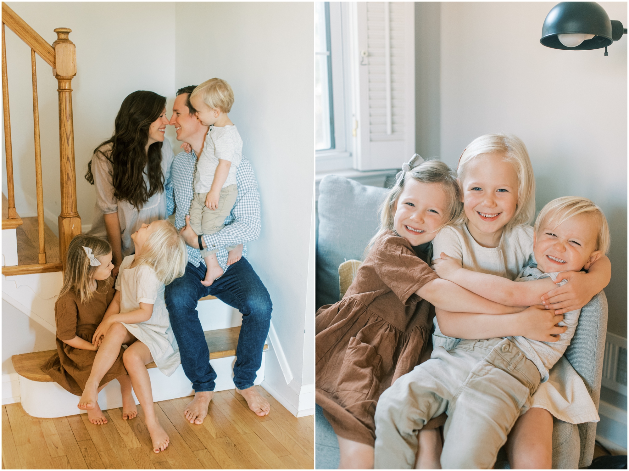 Adorable family photos in Baltimore Maryland by Fine Art Film Photographer Megan Bennett Photography