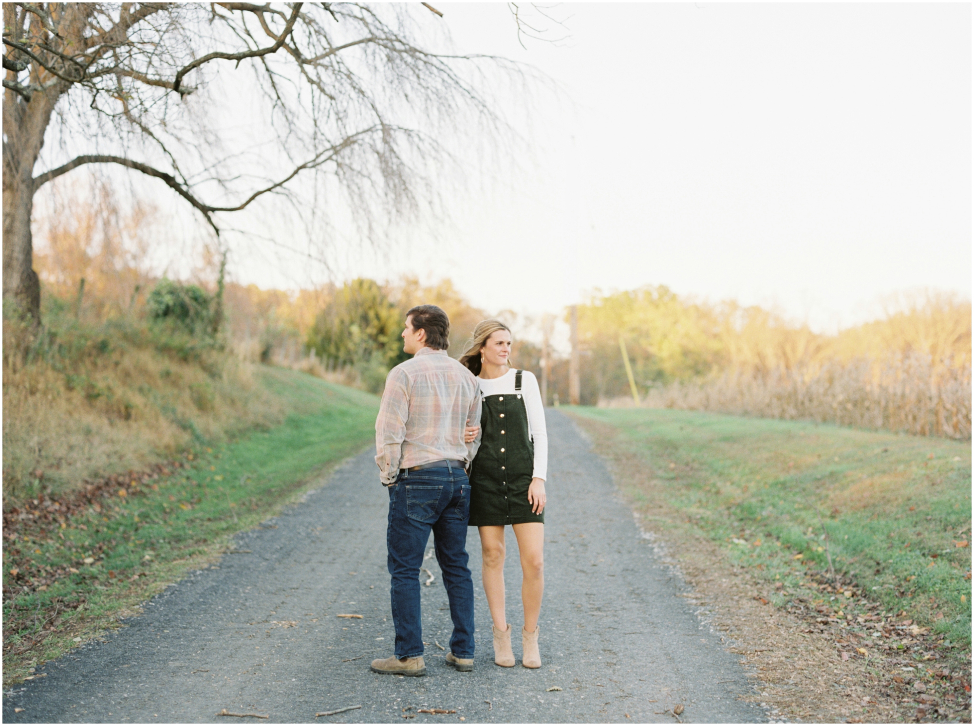 Romantic Family Farm Engagement in Baldwin Maryland by Maryland Wedding Photographer Megan Bennett Photography