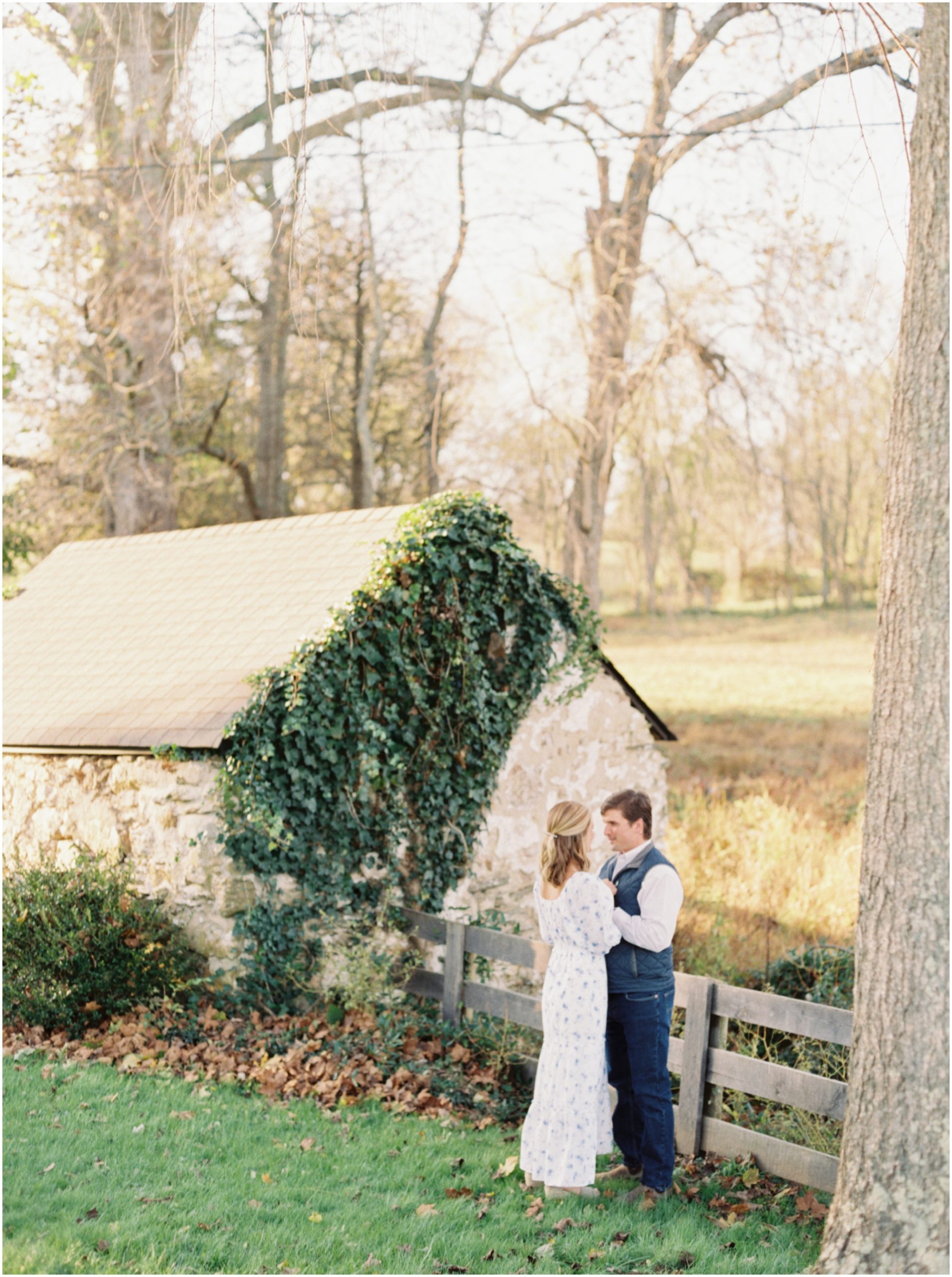 Maryland Estate Engagement Photos in Baldwin, Maryland by Maryland Film Photographer Megan Bennett Photography