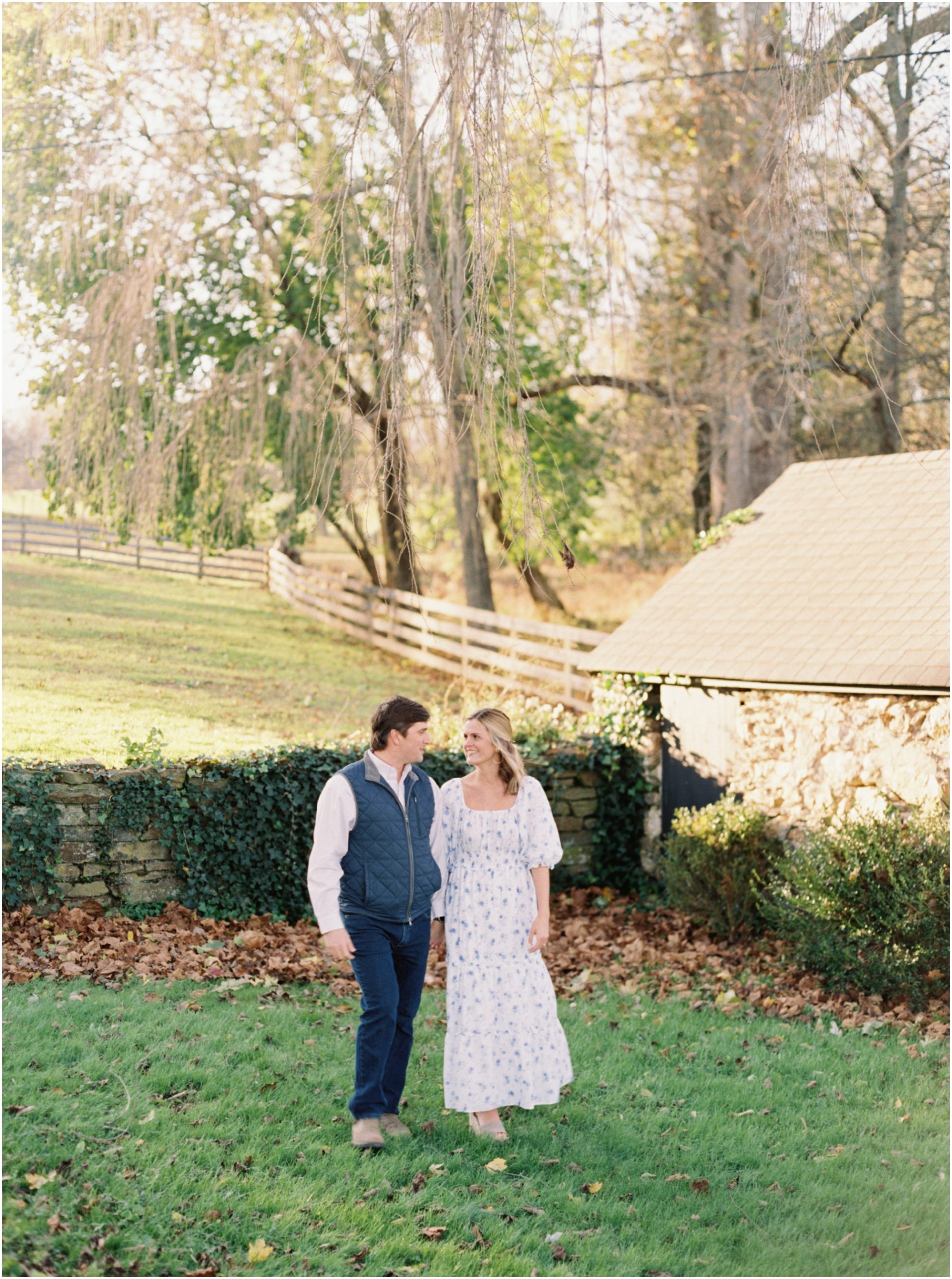 Maryland Estate Engagement Photos in Baldwin, Maryland by Maryland Film Photographer Megan Bennett Photography
